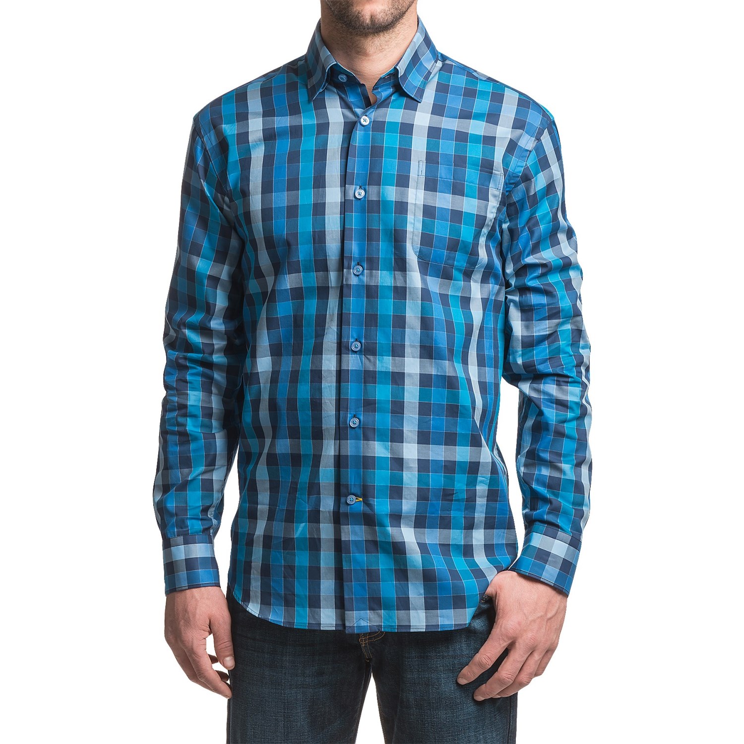 Robert Talbott Anderson Classic Fit Sport Shirt - Cotton, Long Sleeve (For Men)