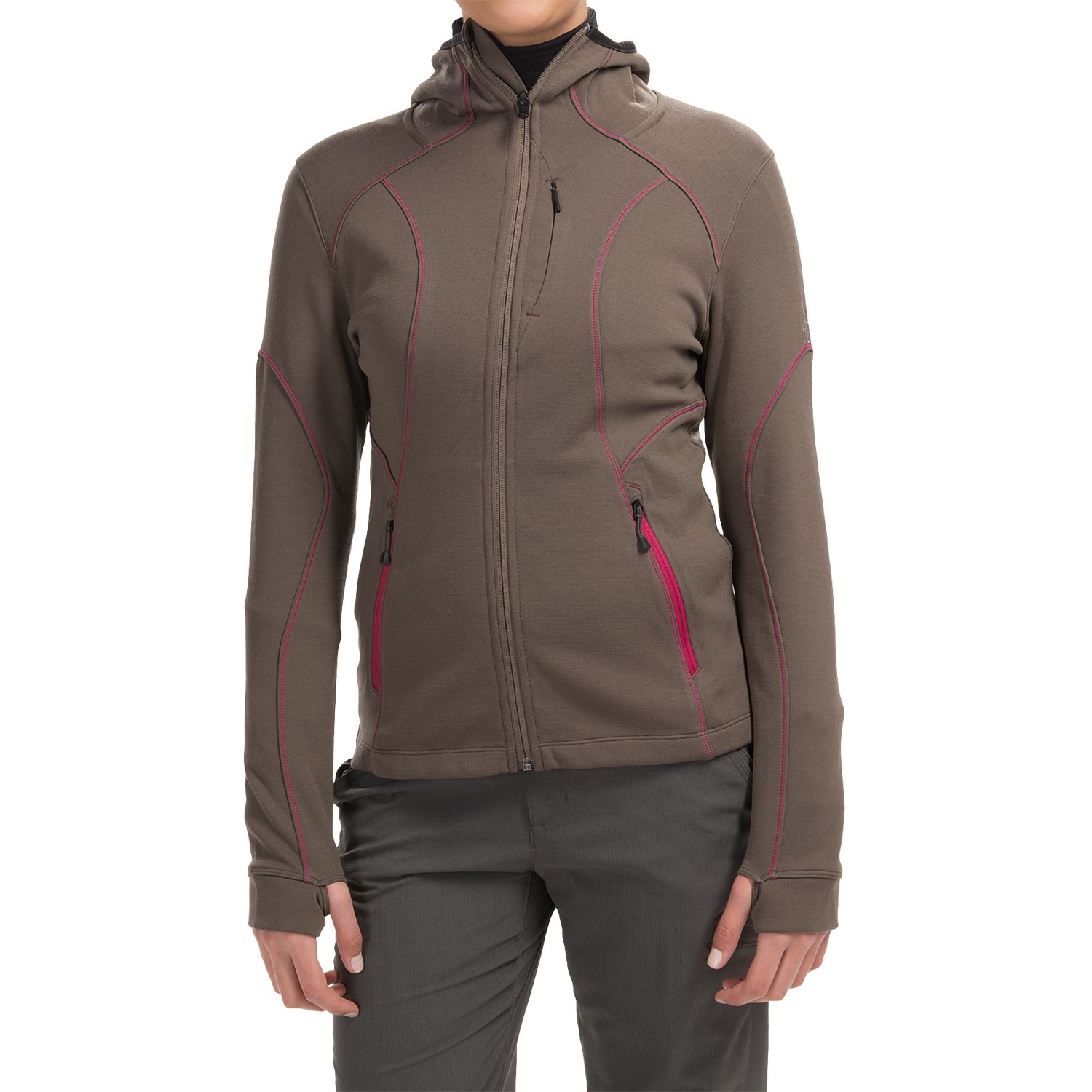 SmartWool 2013 PhD HyFi Hooded Shirt - Merino Wool, Full Zip (For Women)