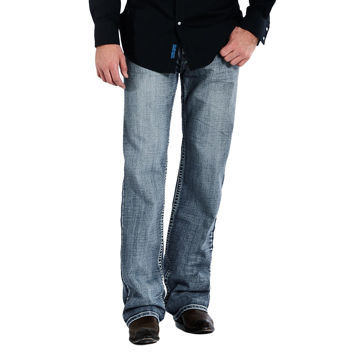 Rock & Roll Cowboy Double Barrel Connected V Jeans - Relaxed Fit, Straight Leg (For Men)