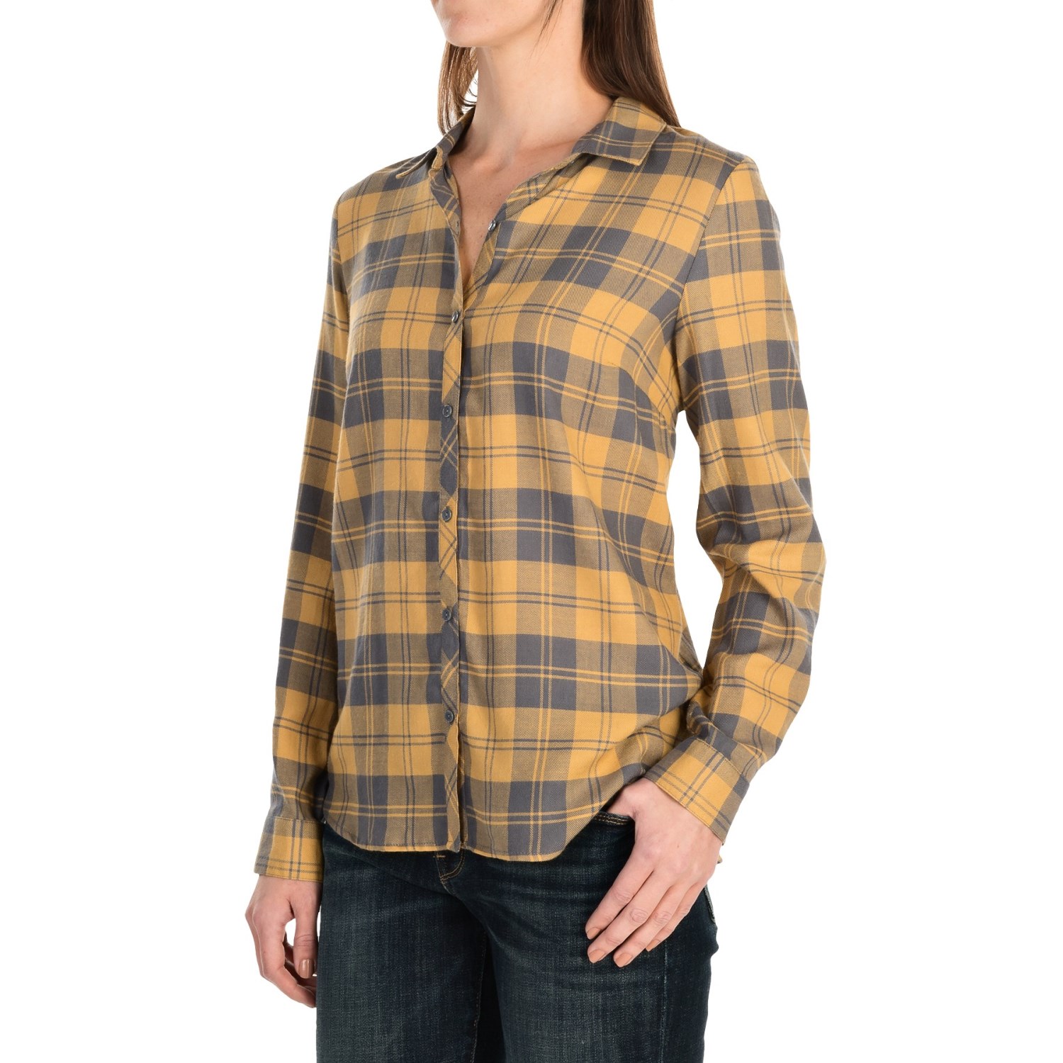 G.H. Bass & Co. Plaid Shirt - Cotton-Rayon, Long Sleeve (For Women)