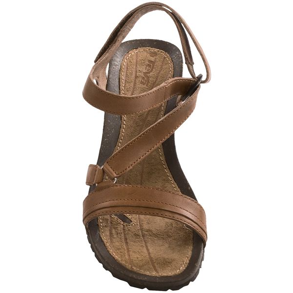 Teva Cabrillo Crossover Wedge Sandals - Leather (For Women)