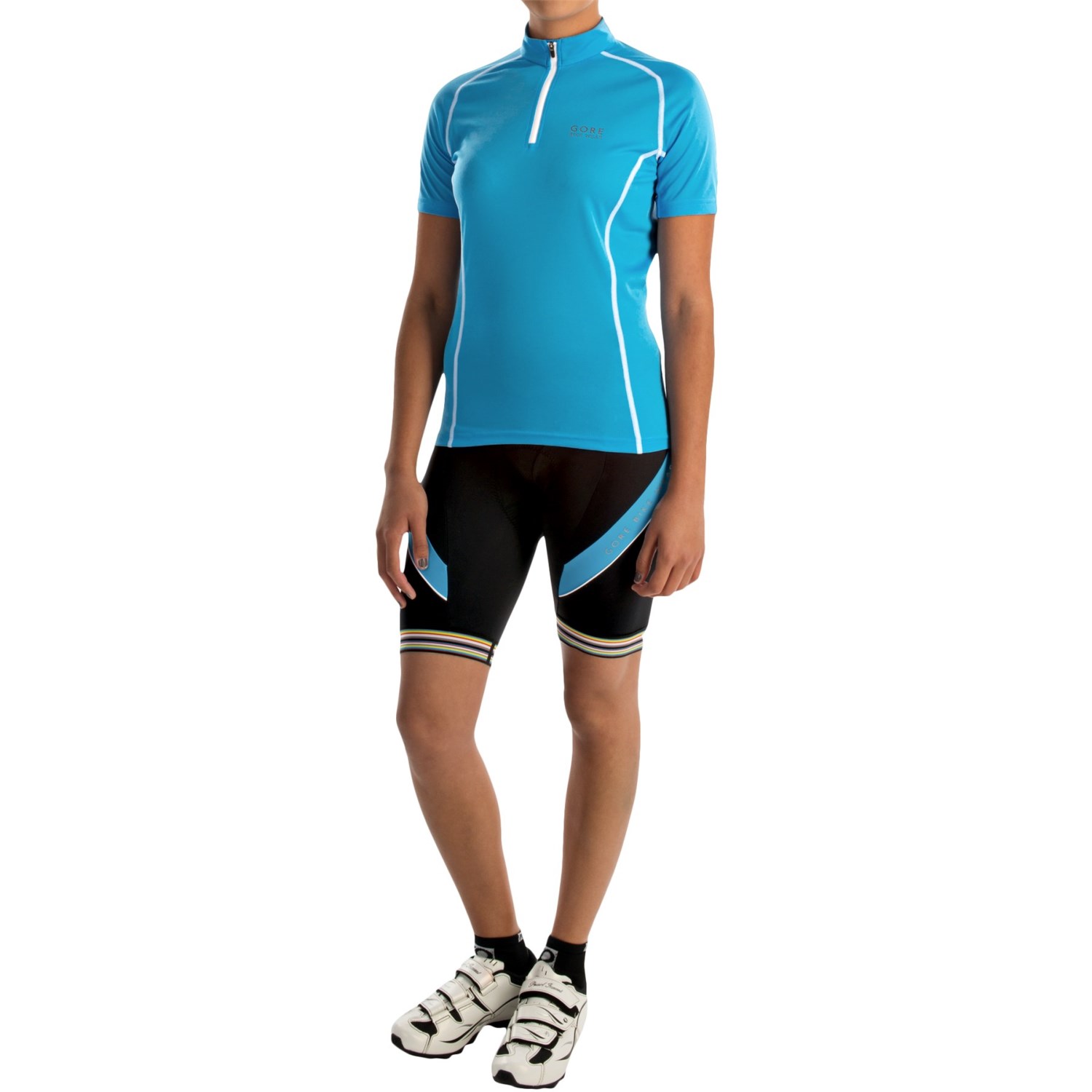 Gore Bike Wear Contest Cycling Jersey - Zip Neck, Short Sleeve (For Women)