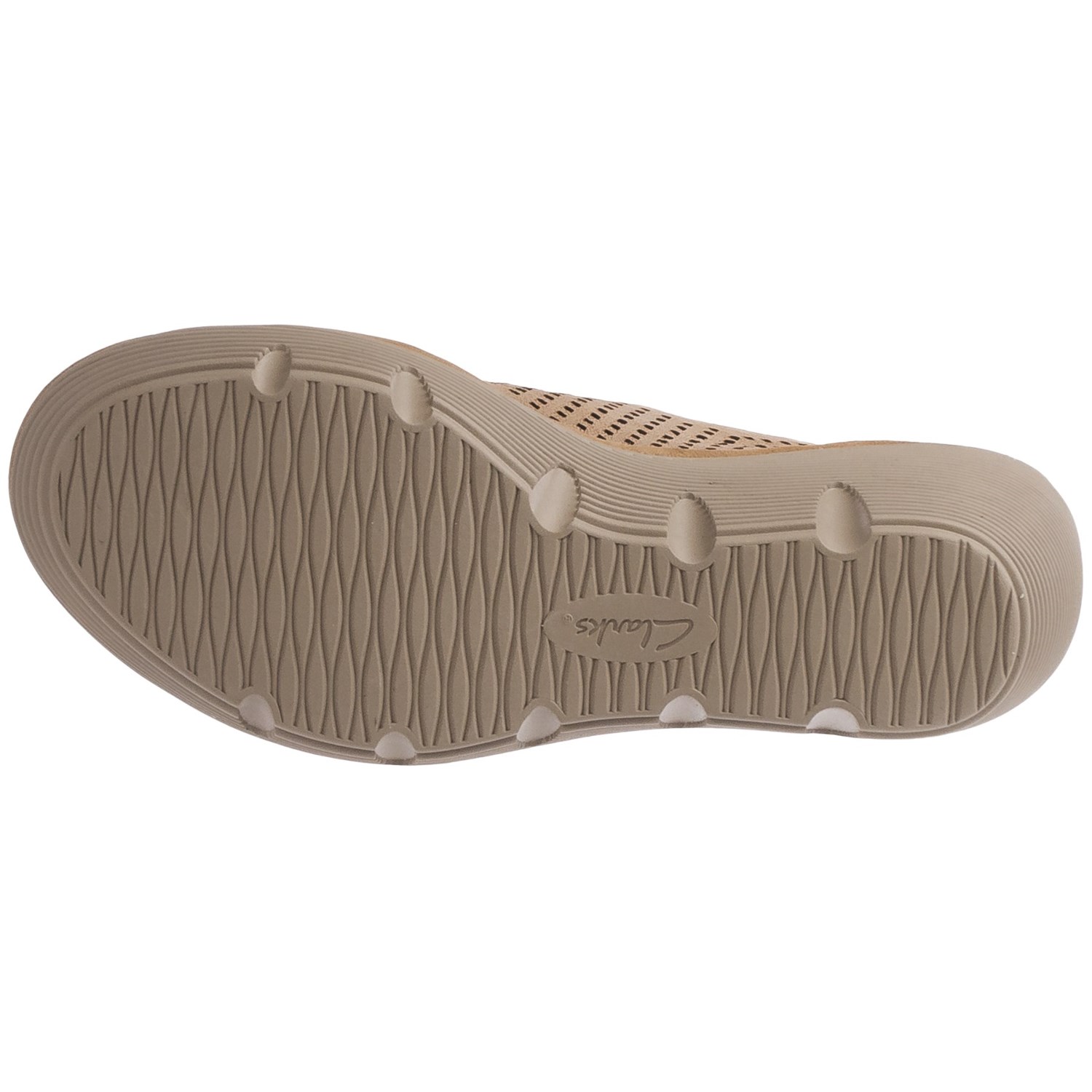 Clarks Clarene Award Wedge Sandals - Nubuck (For Women)