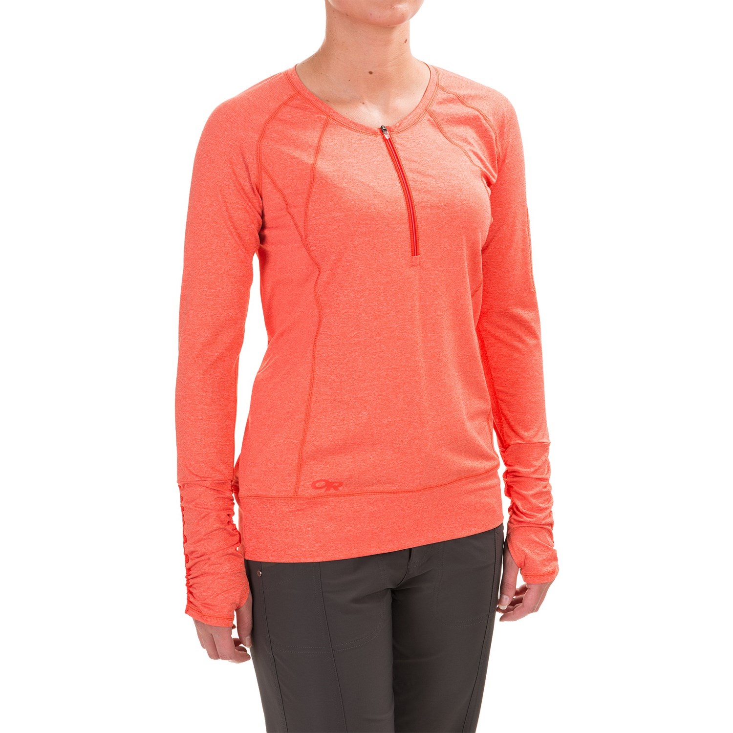 Outdoor Research Playa Zip Neck Shirt - UPF 50+, Long Sleeve (For Women)