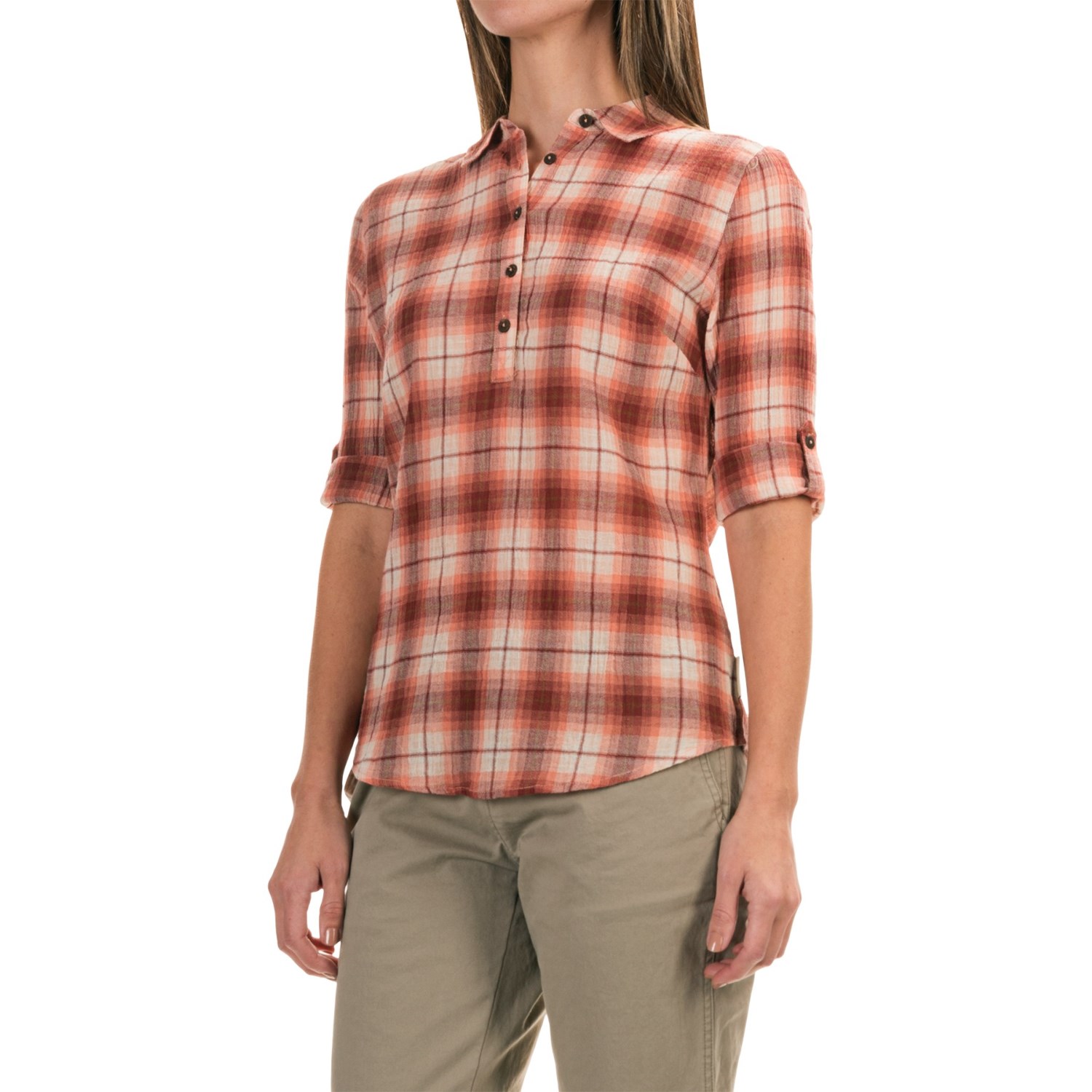 Royal Robbins Oasis Plaid Shirt - 3/4 Sleeve (For Women)