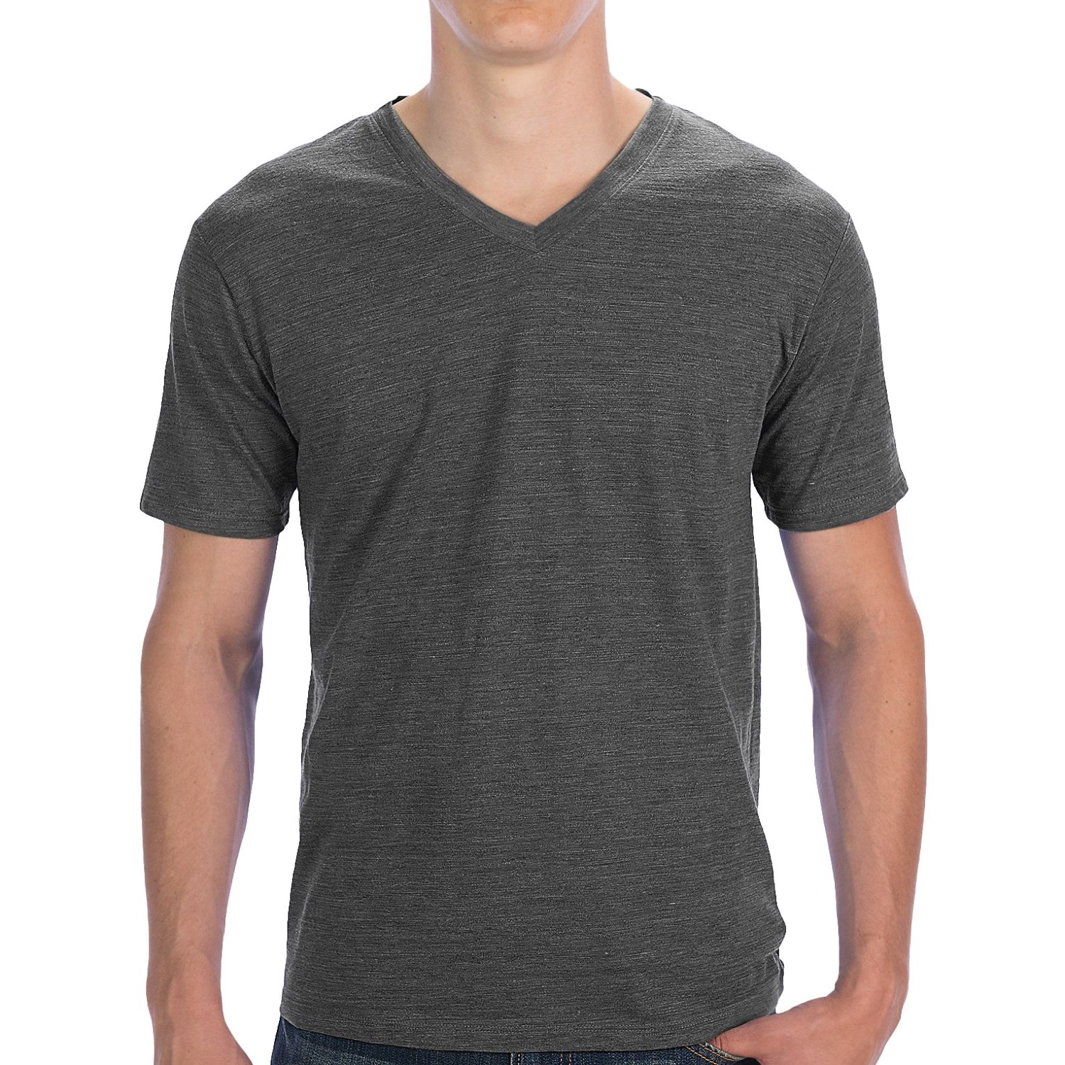 Threads 4 Thought Basic V-Neck Slub T-Shirt - Short Sleeve (For Men)