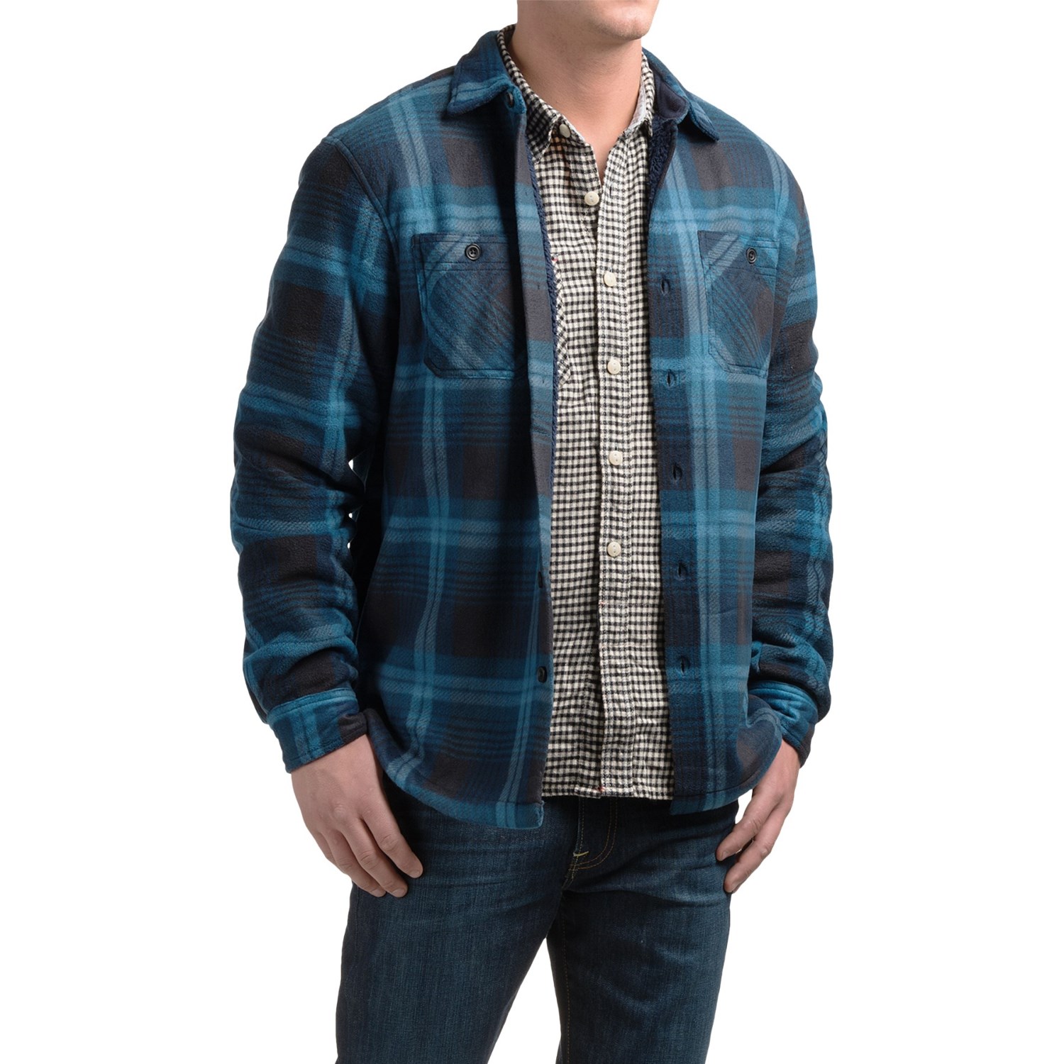 Coleman Fleece Shirt Jacket - Sherpa Lined (For Men)