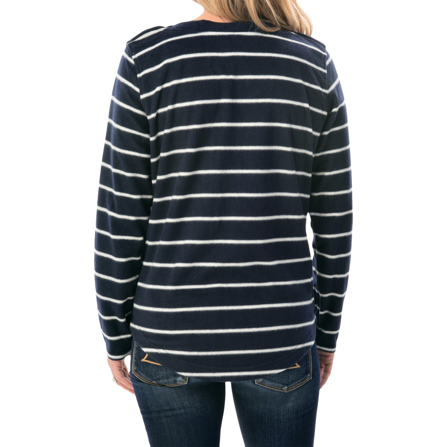 Fleece Shirt - Crew Neck, Long Sleeve (For Women)