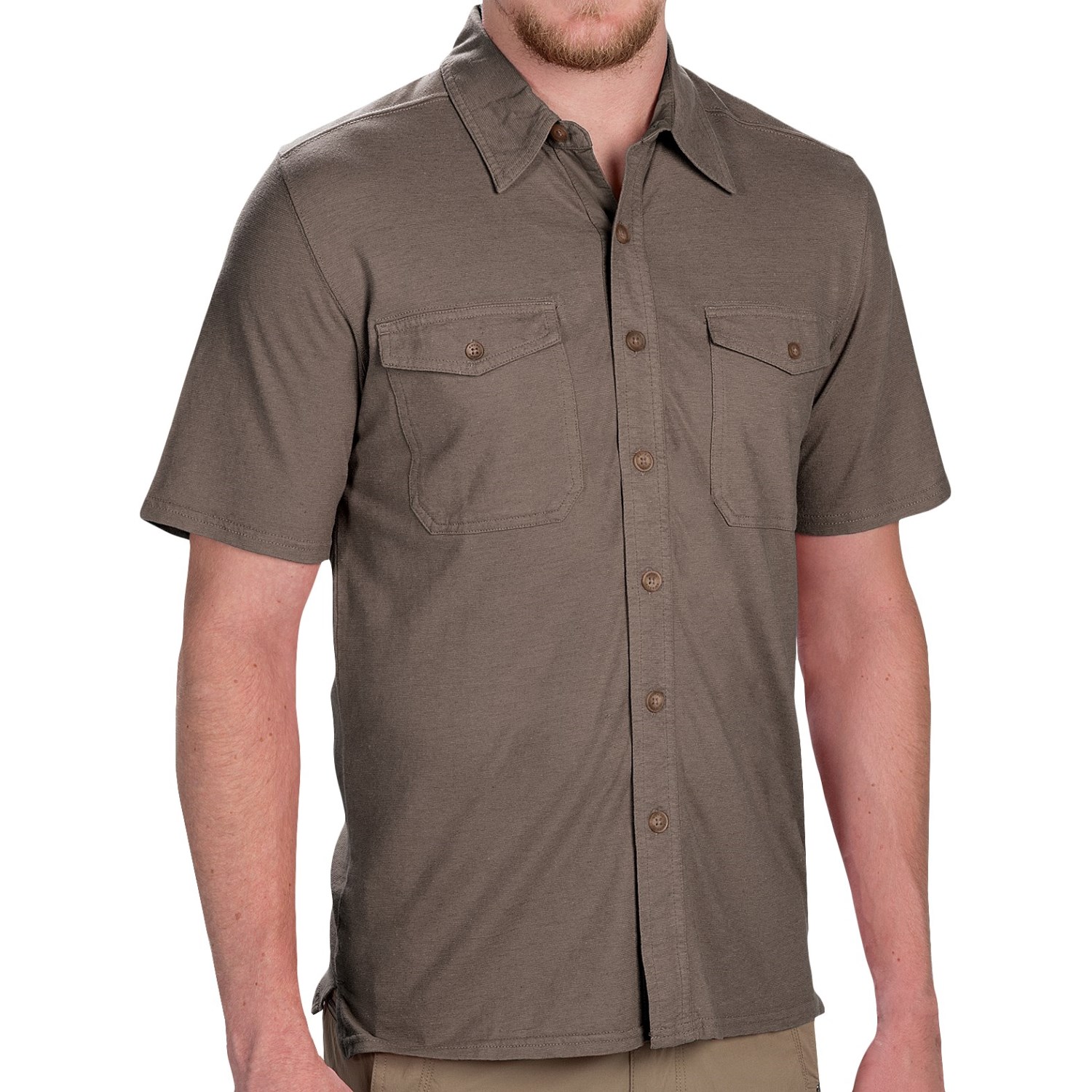 Royal Robbins Breeze Thru Button Front Shirt - Cotton-Linen, Short Sleeve (For Men)