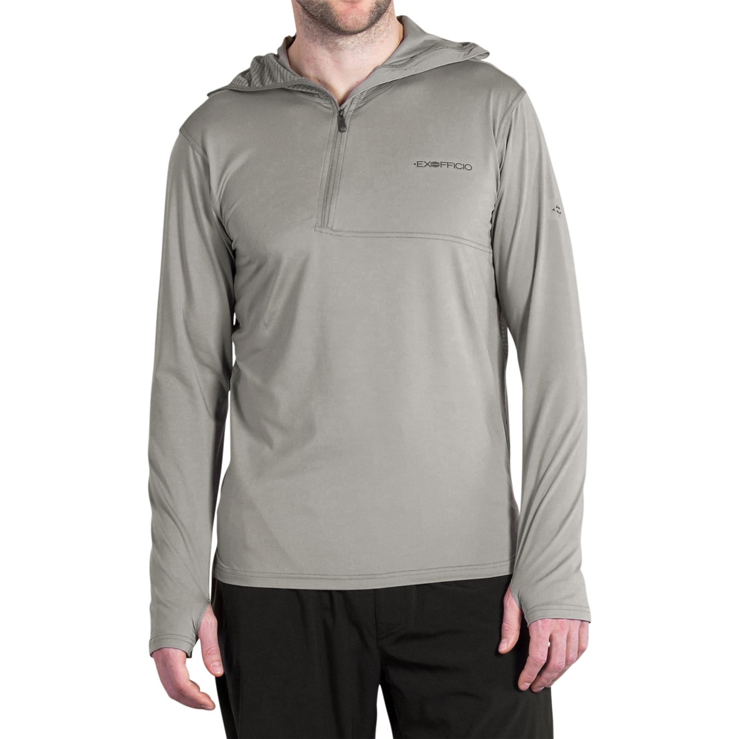 ExOfficio Sol Cool Ultimate Hoodie - UPF 50+, Zip Neck (For Men)