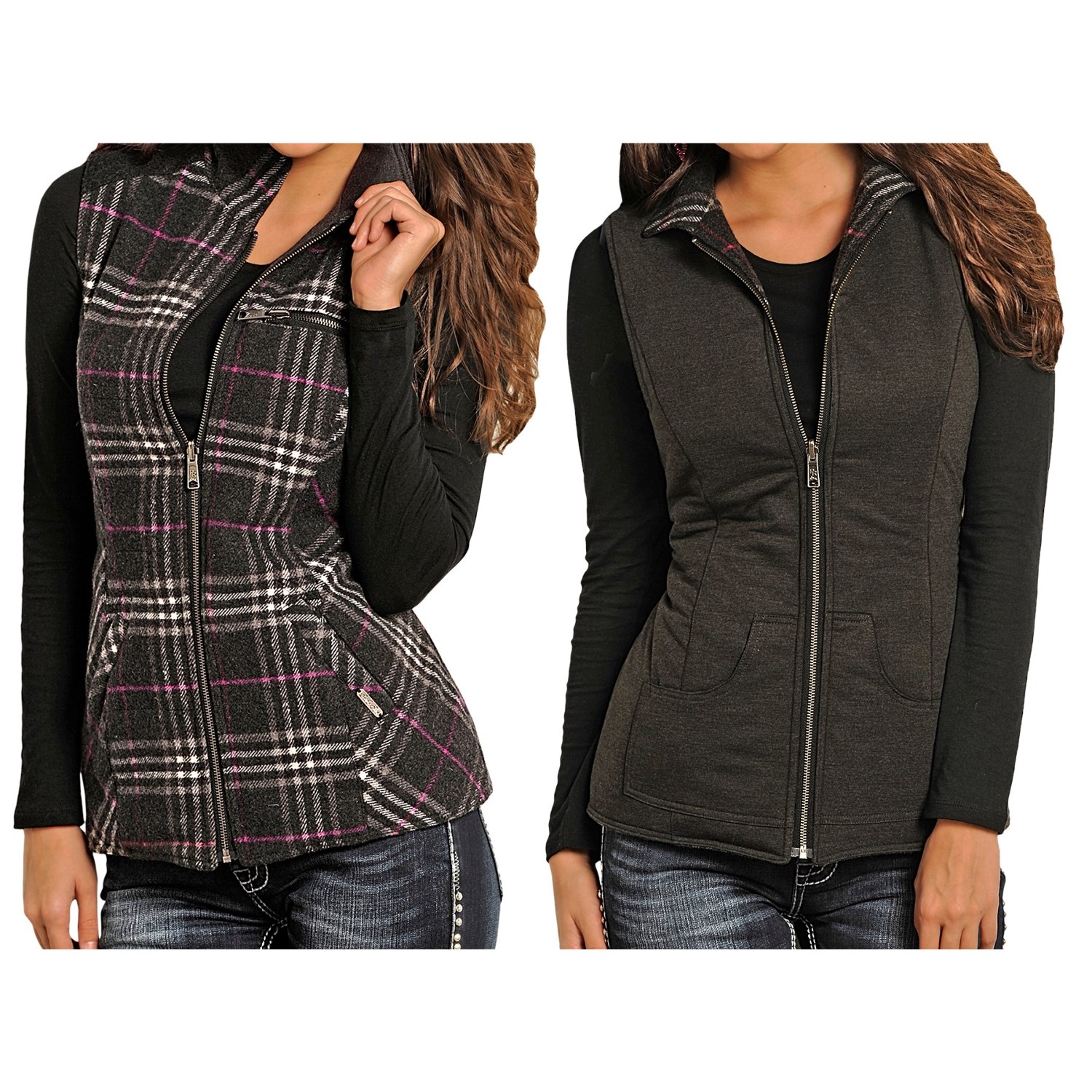 Powder River Outfitters Gizelle Vest - Reversible (For Women)