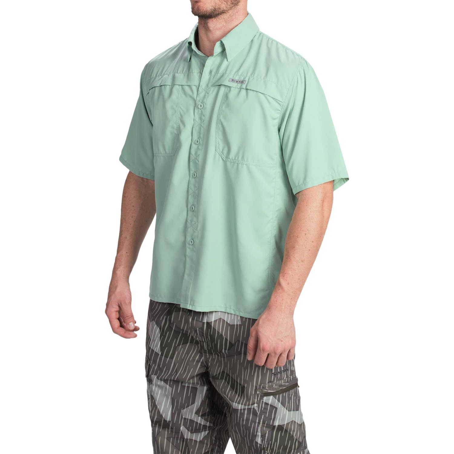 Simms Ebbtide Shirt - UPF 50+, Short Sleeve (For Men)