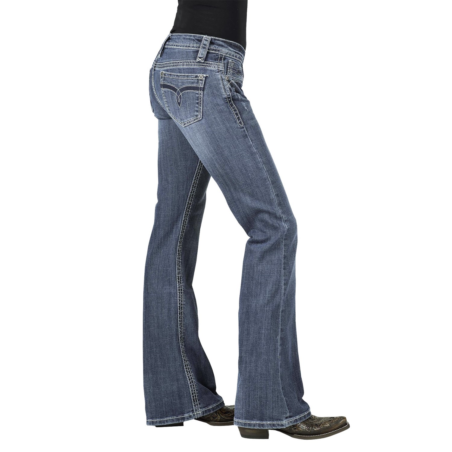 Stetson Western Back Pocket Jeans - Bootcut (For Women)