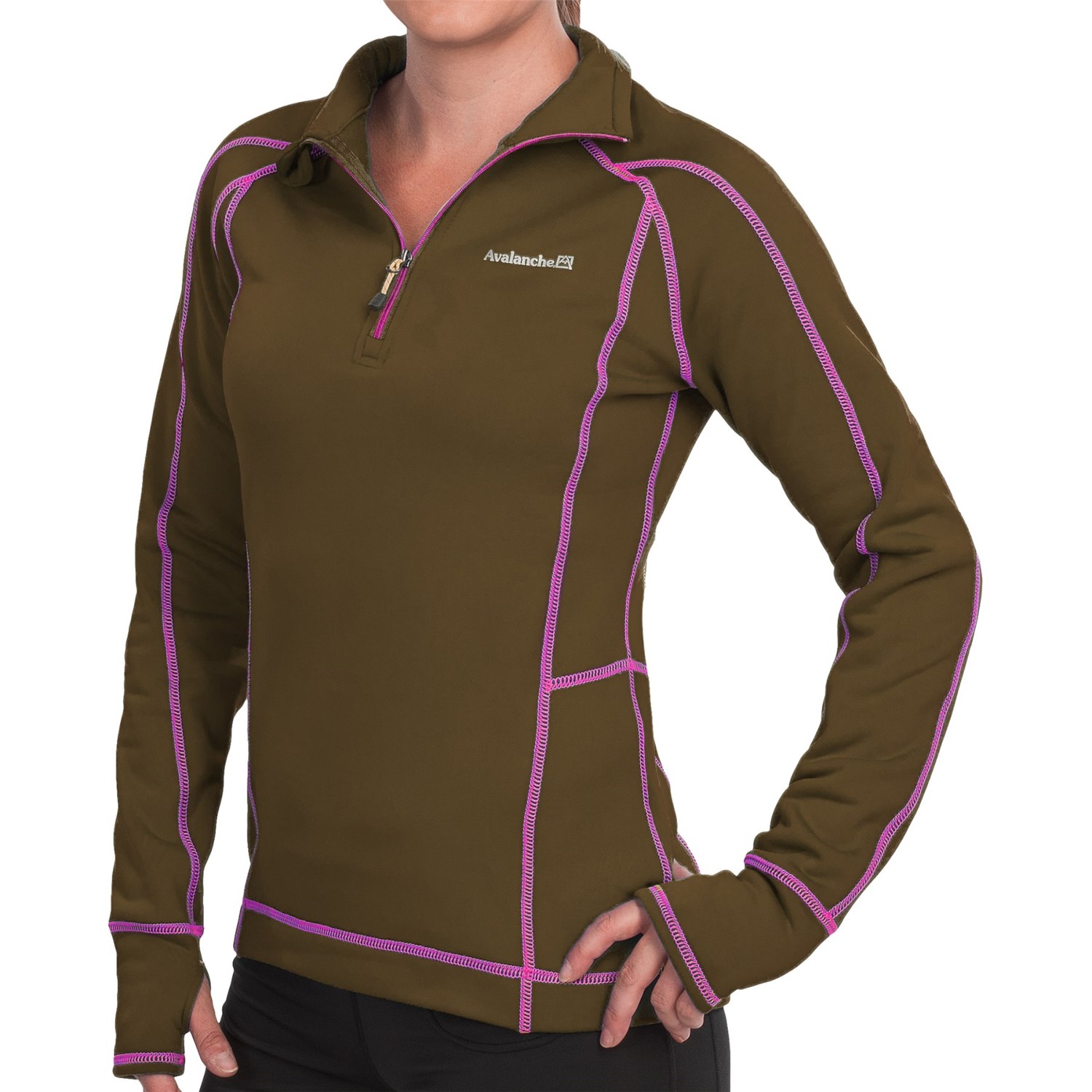 Avalanche Wear Fleece Mogul Shirt - Zip Neck, Long Sleeve (For Women)