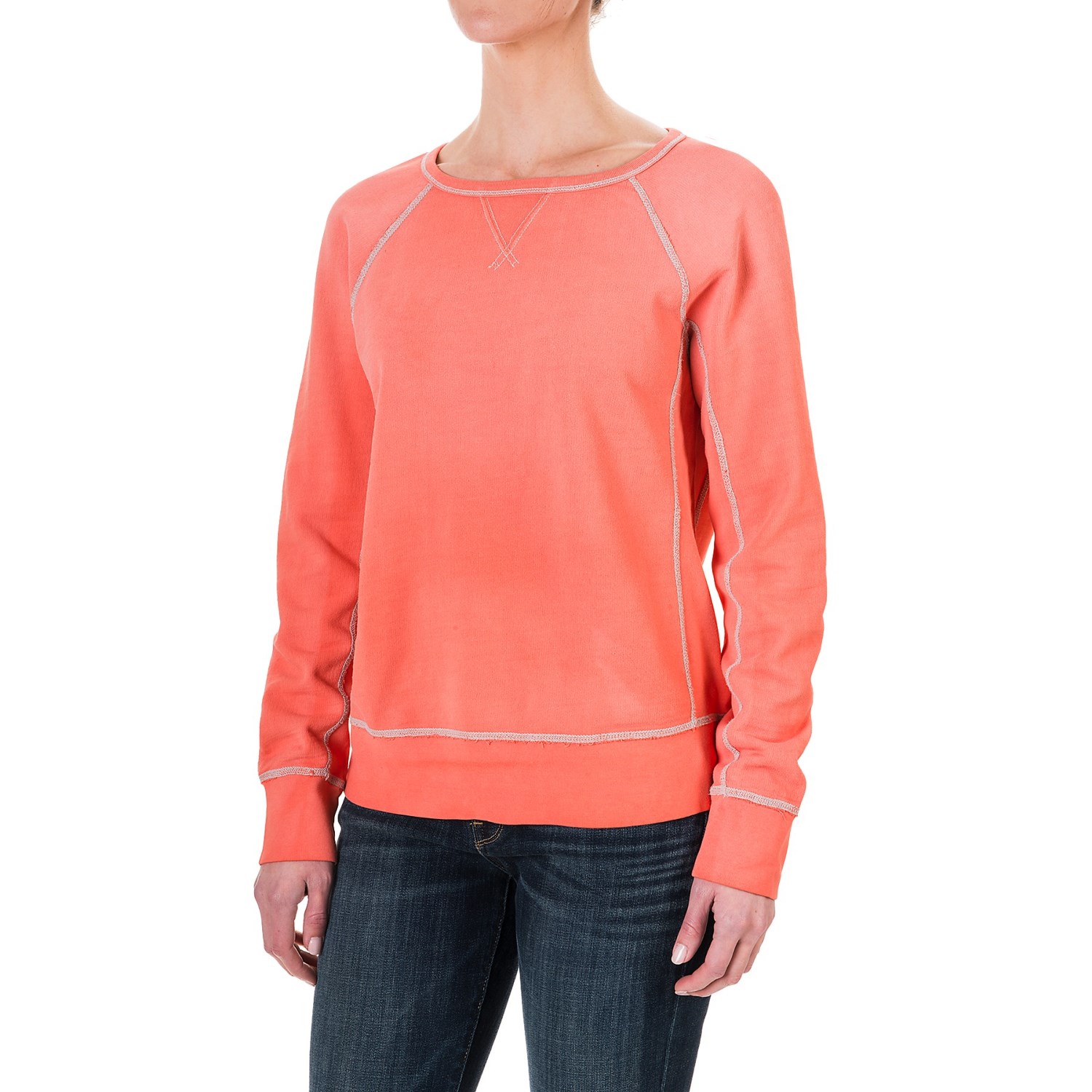 dylan Fleece Vintage Raglan Sweatshirt (For Women)