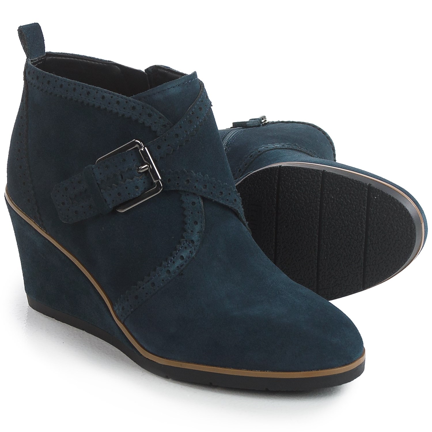 Franco Sarto Arielle Boots - Suede, Wedge Heel (For Women)