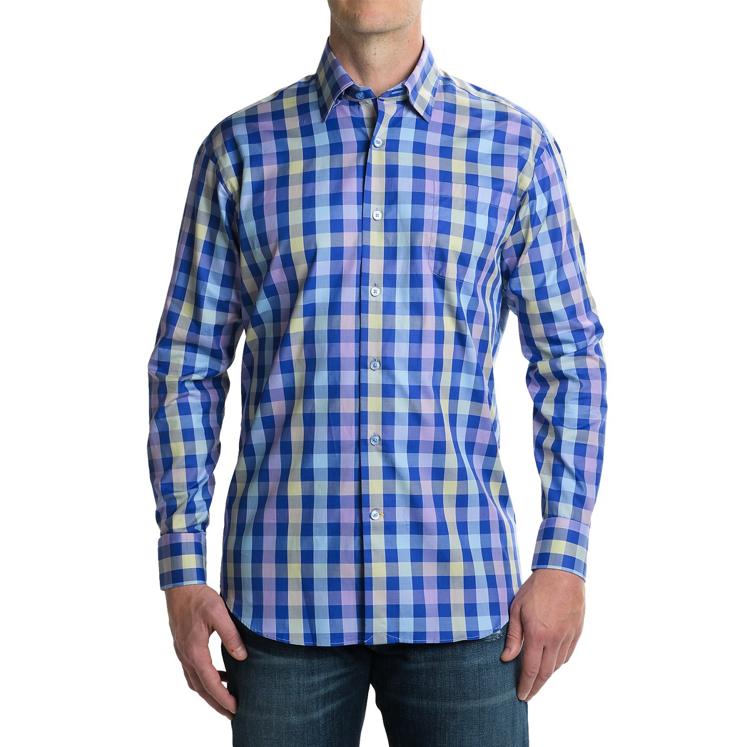 Robert Talbott Anderson Classic Fit Sport Shirt - Cotton, Long Sleeve (For Men)