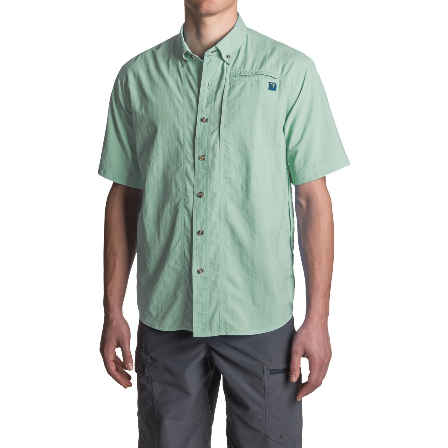 True Flies Bokeelia Nylon Shirt - UPF 30+, Short Sleeve (For Men)