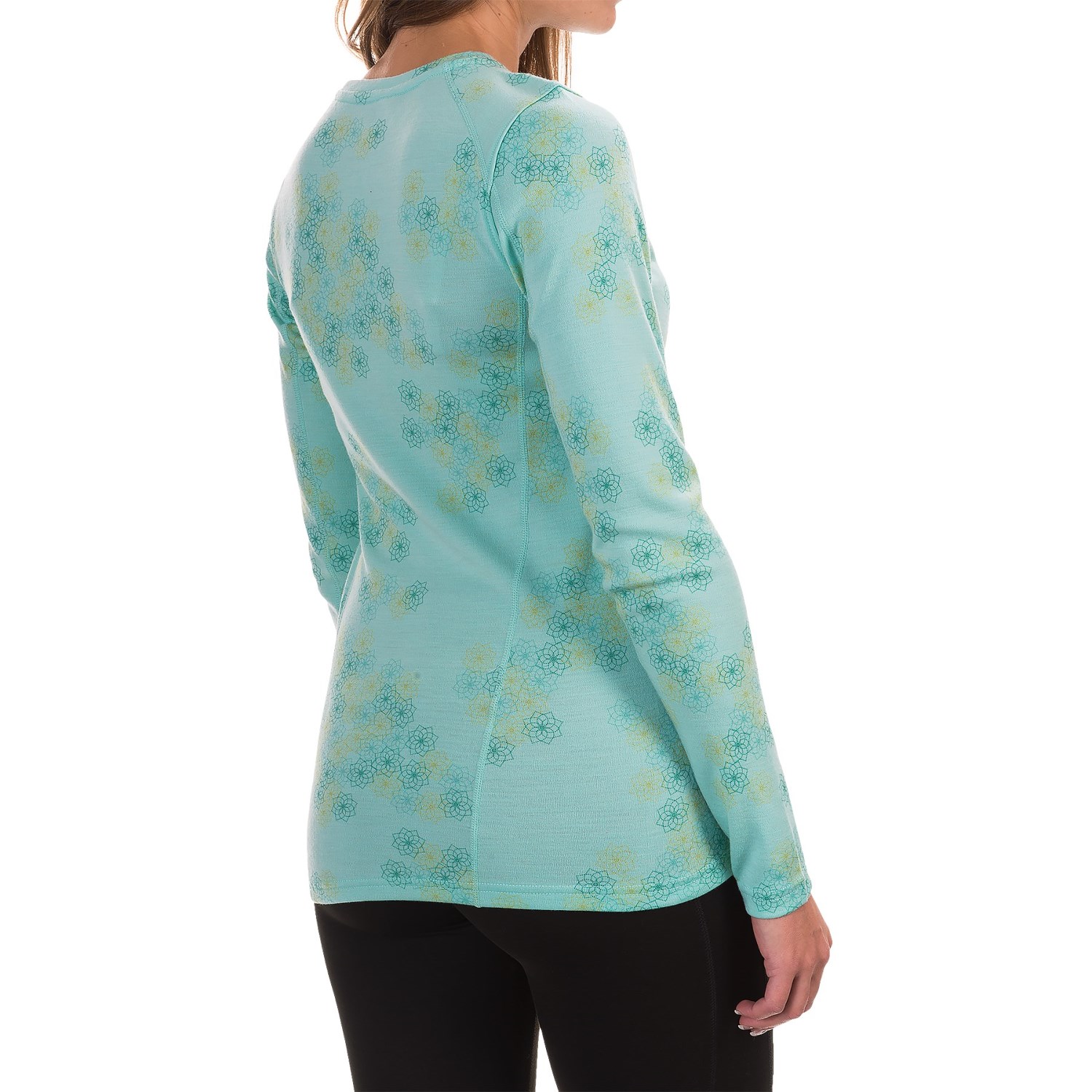 Ibex Woolies 2 Printed Base Layer Top - Merino Wool, Long Sleeve (For Women)