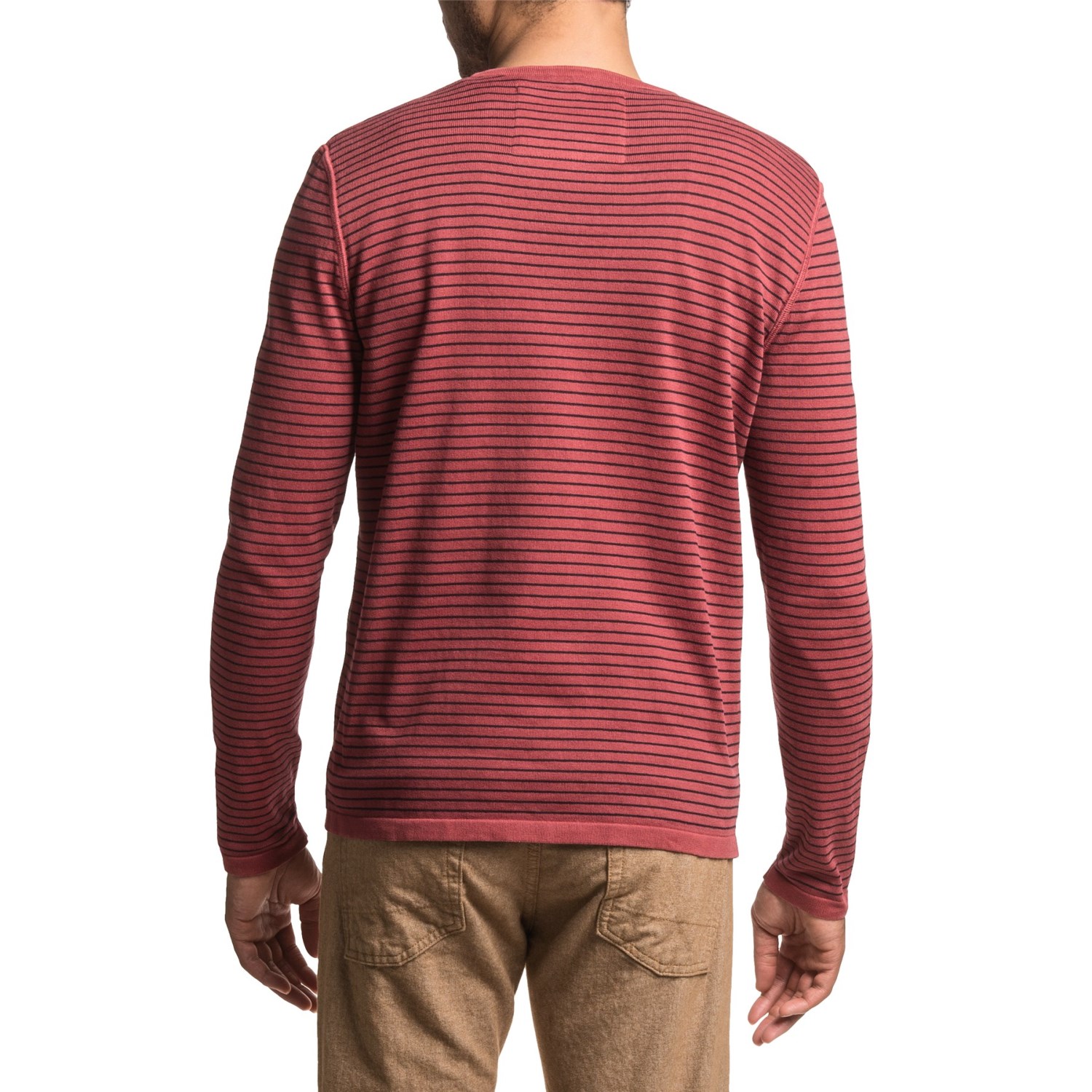 Barbour Rinsed Stripe Sweater - V-Neck (For Men)