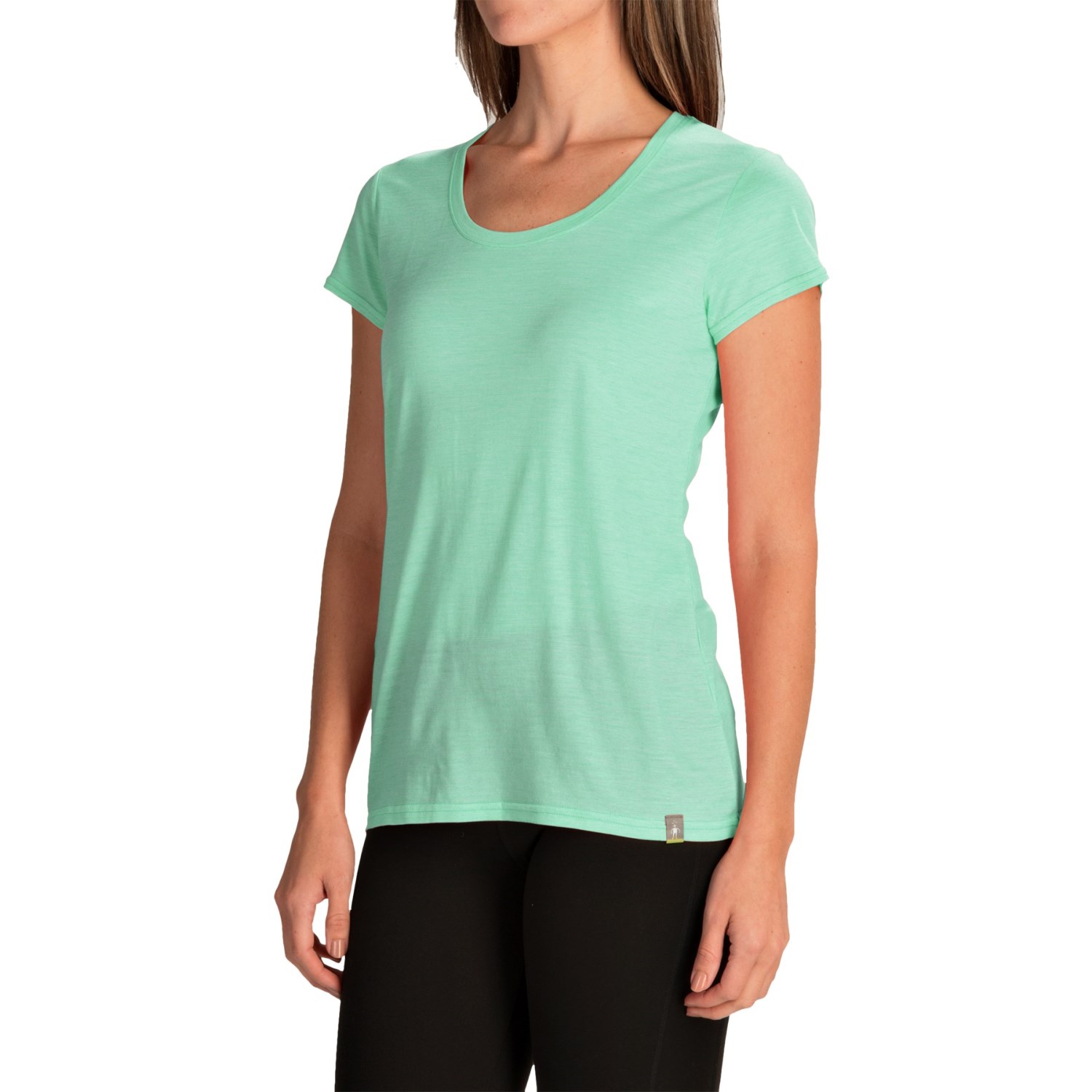 SmartWool Solid Scoop T-Shirt - Merino Wool-TENCEL®, Short Sleeve (For Women)