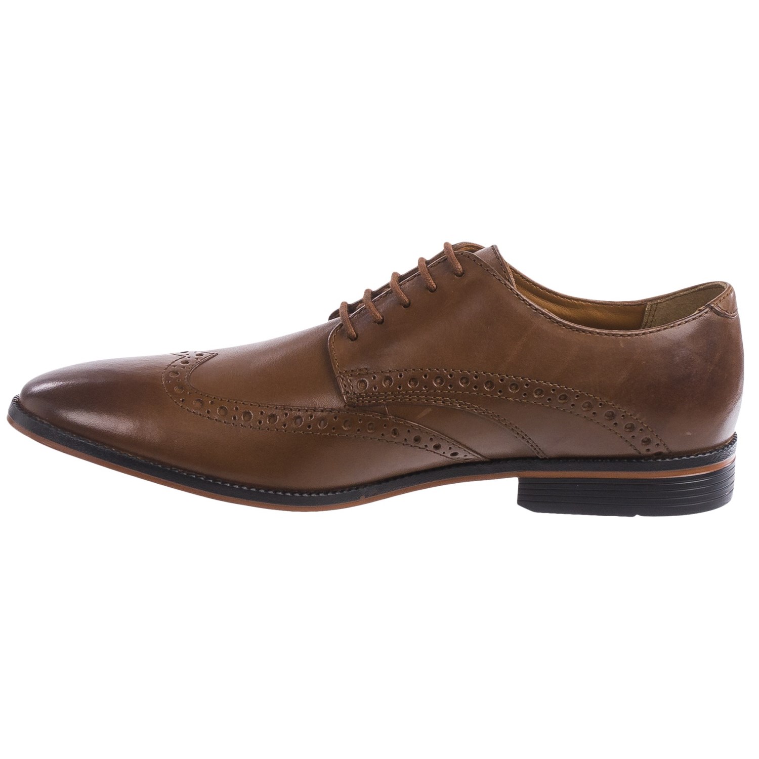 Clarks Bostonian Gellar Wingtip Shoes - Leather (For Men)