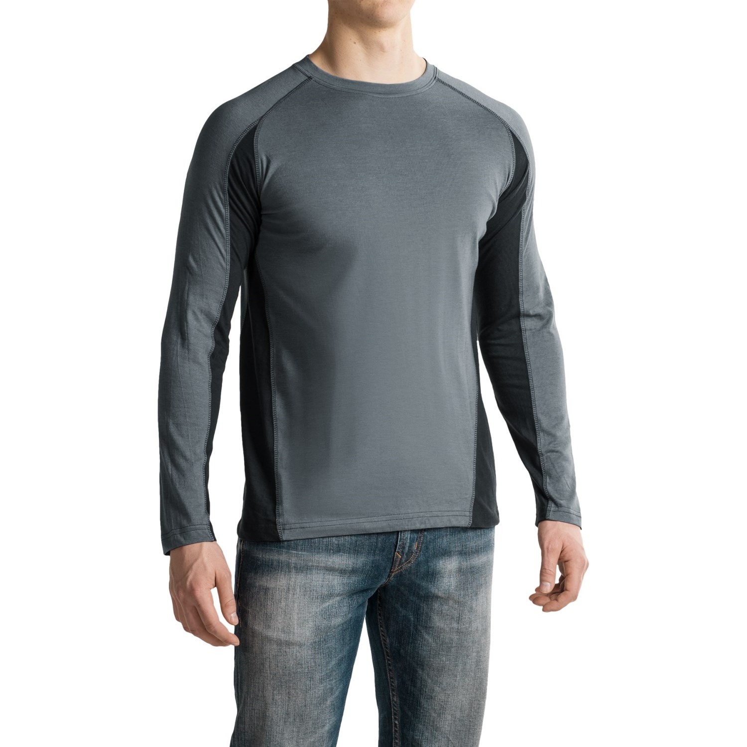 Canyon Guide Outfitters Trent Quick-Dry T-Shirt - Cotton Blend, Long Sleeve (For Men)