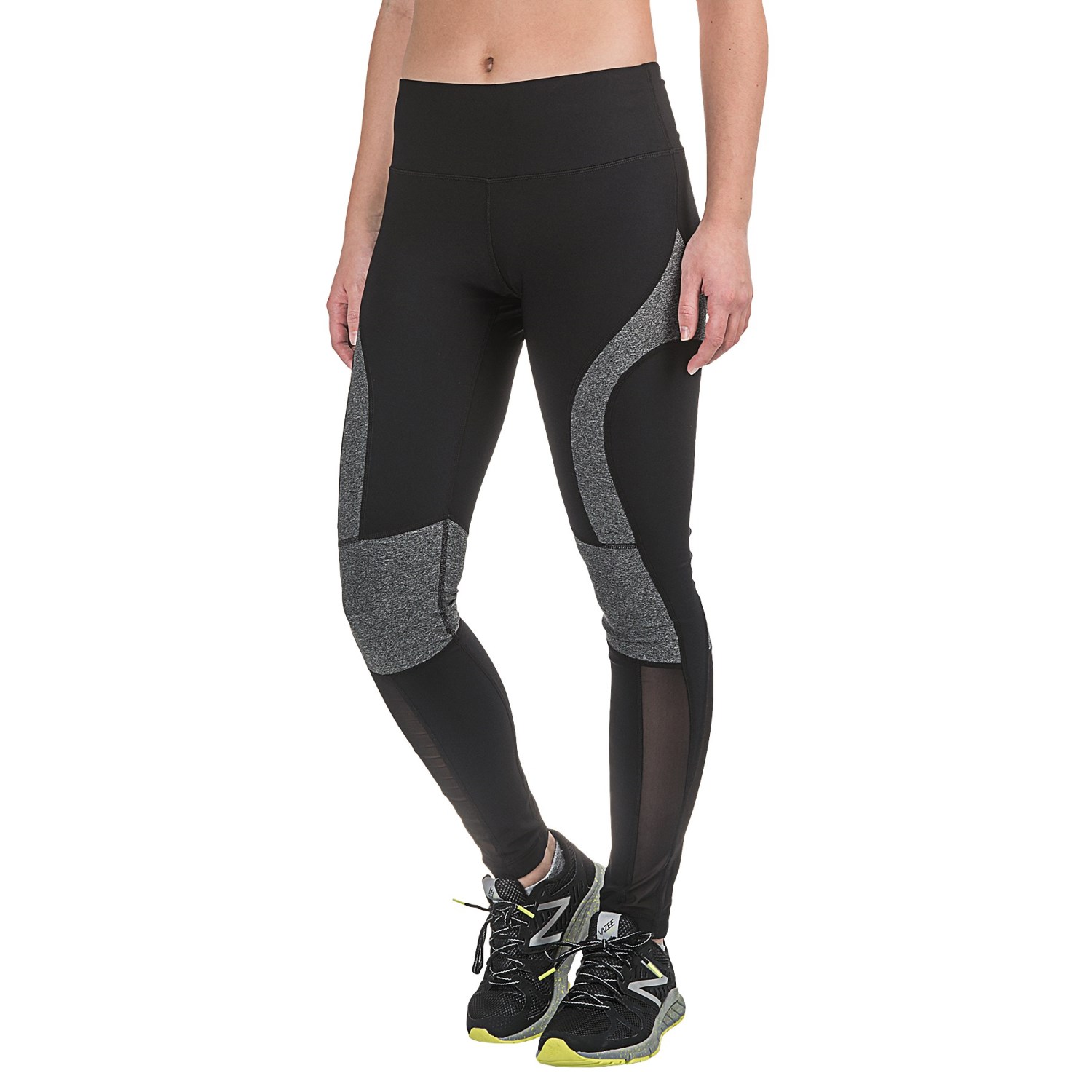 90 Degree by Reflex High-Waist Leggings - Mesh Insert (For Women)