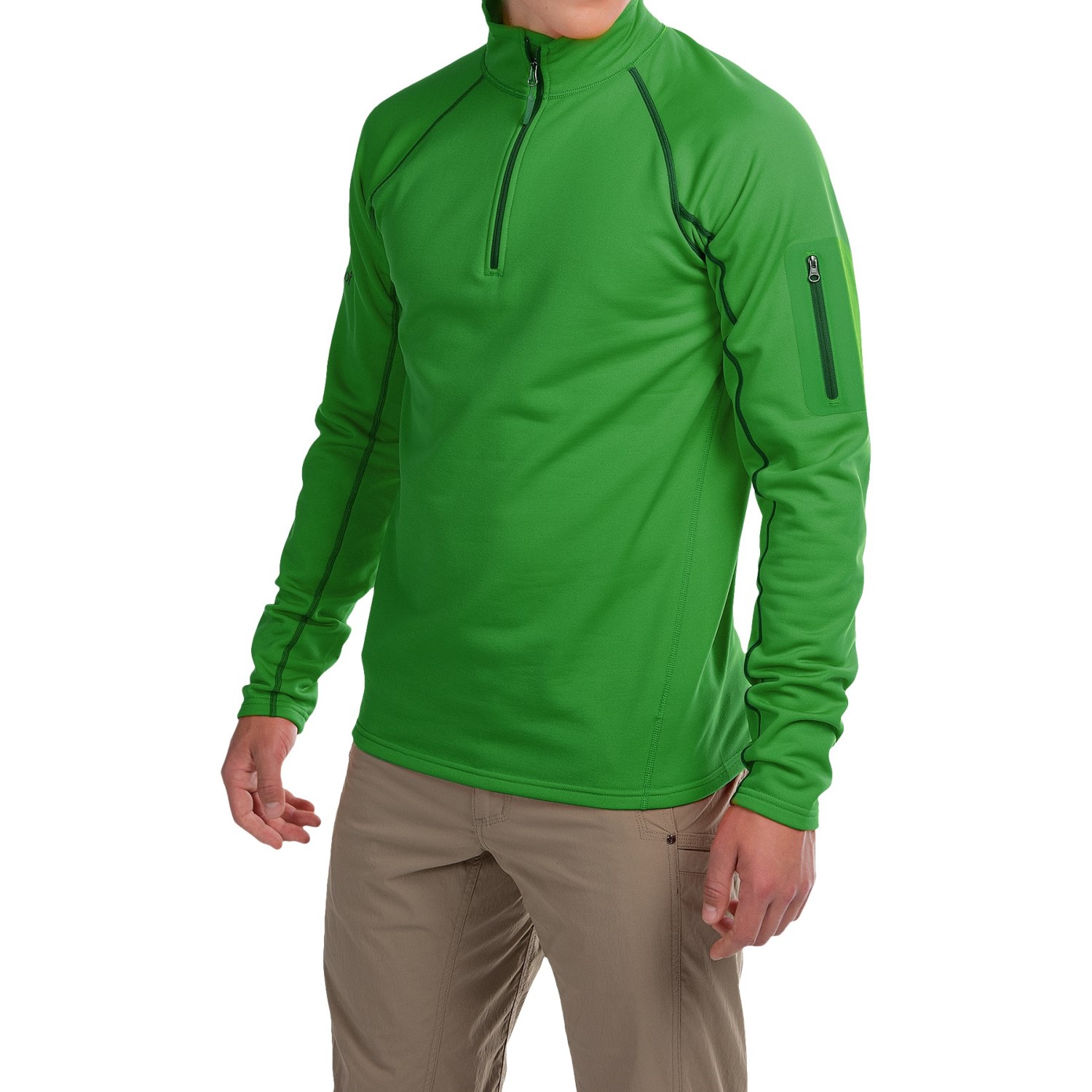 Marmot Stretch Fleece Shirt - Zip Neck, Long Sleeve (For Men)