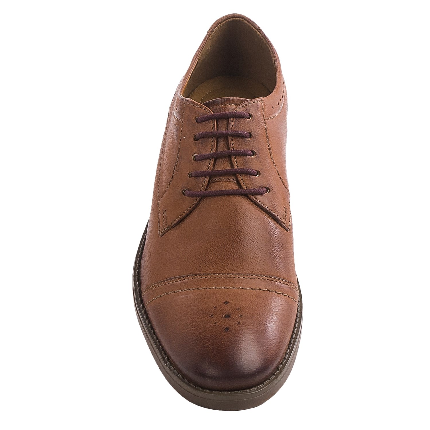 Clarks Garren Oxford Shoes - Leather, Cap Toe (For Men)