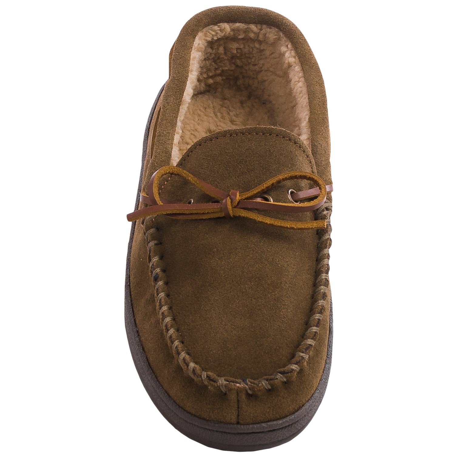 Clarks Suede Moccasins - Sherpa Lined (For Men)