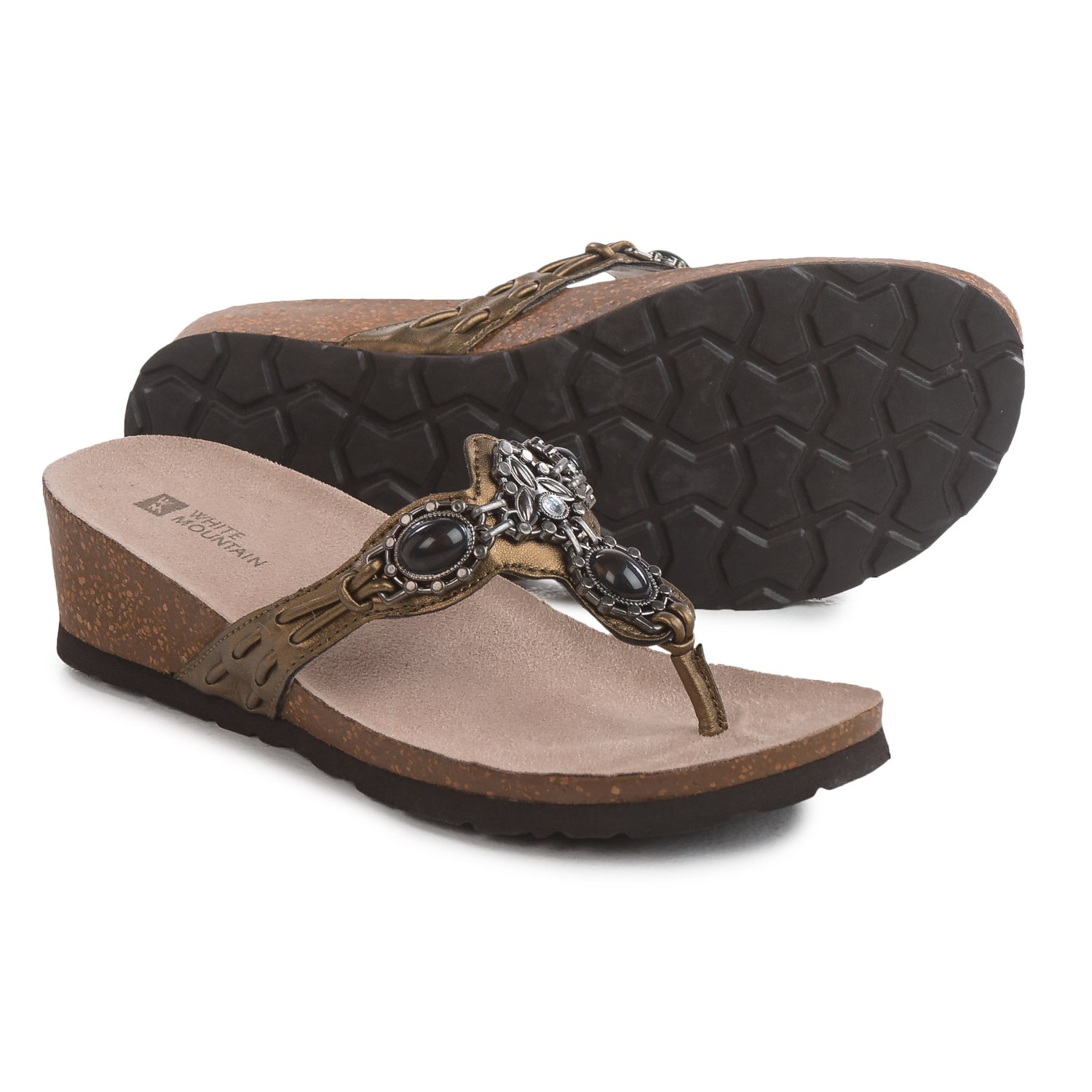 White Mountain Cardenia Sandals (For Women)