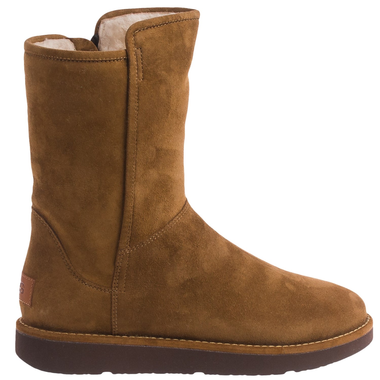 UGG® Australia Abree Short Boots - Suede, Merino Sheepskin (For Women)