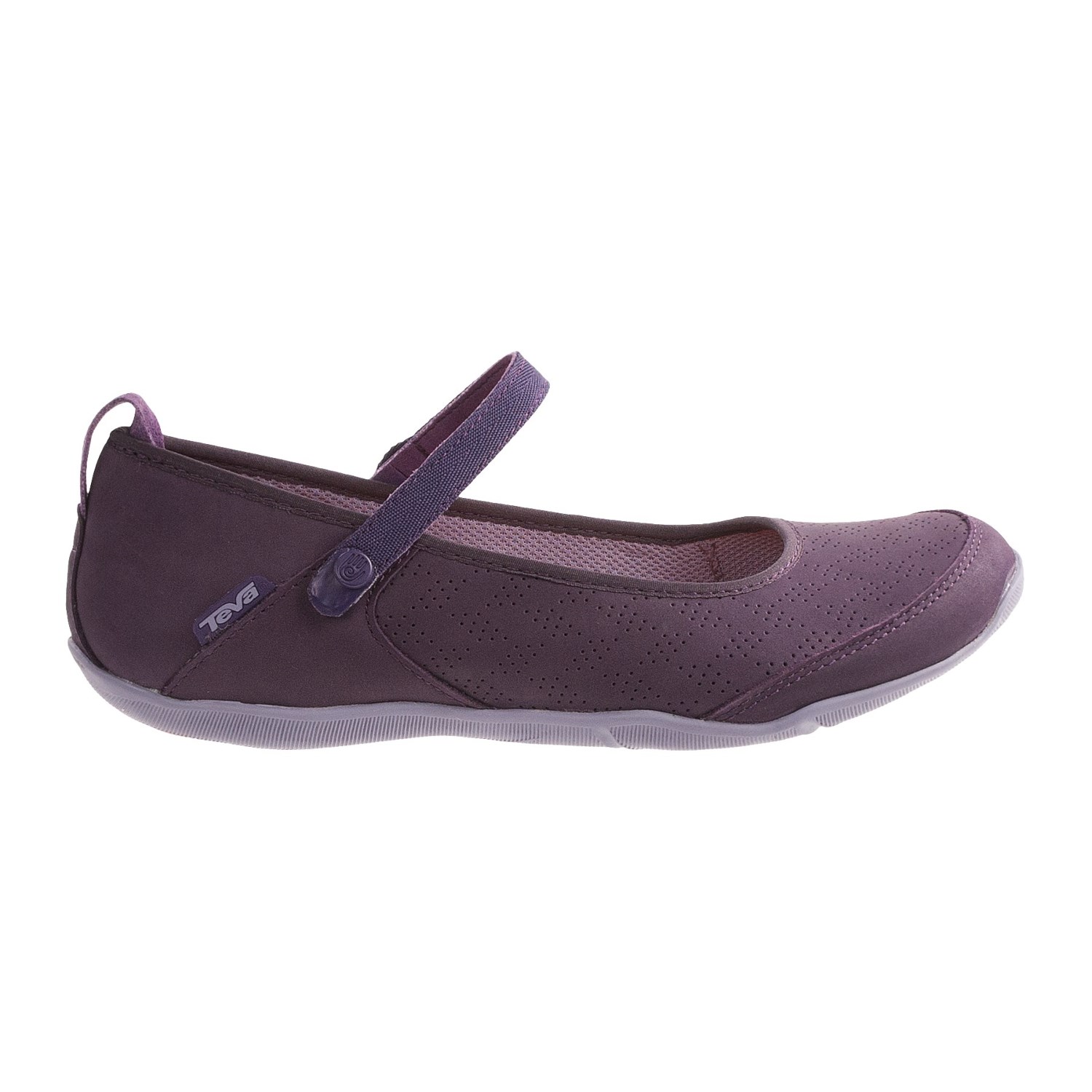 Teva Niyama Flat Perf Shoes - Leather (For Women)