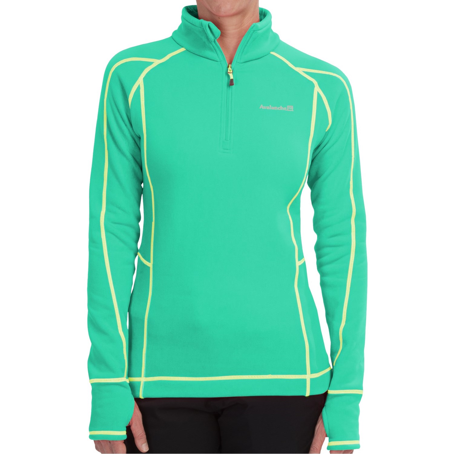 Avalanche Wear Fleece Mogul Shirt - Zip Neck, Long Sleeve (For Women)