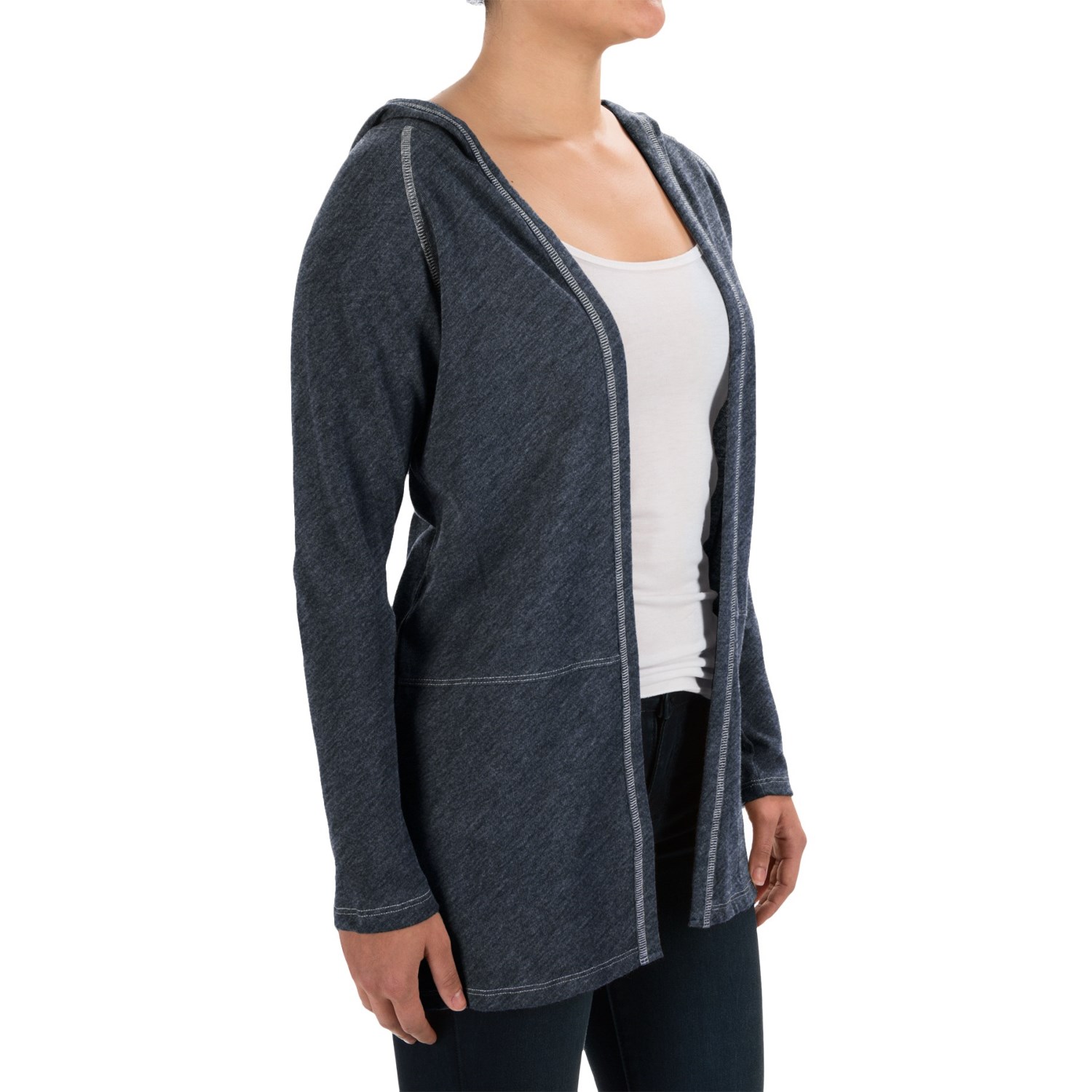 Lilla P Hooded Cardigan Sweater (For Women)