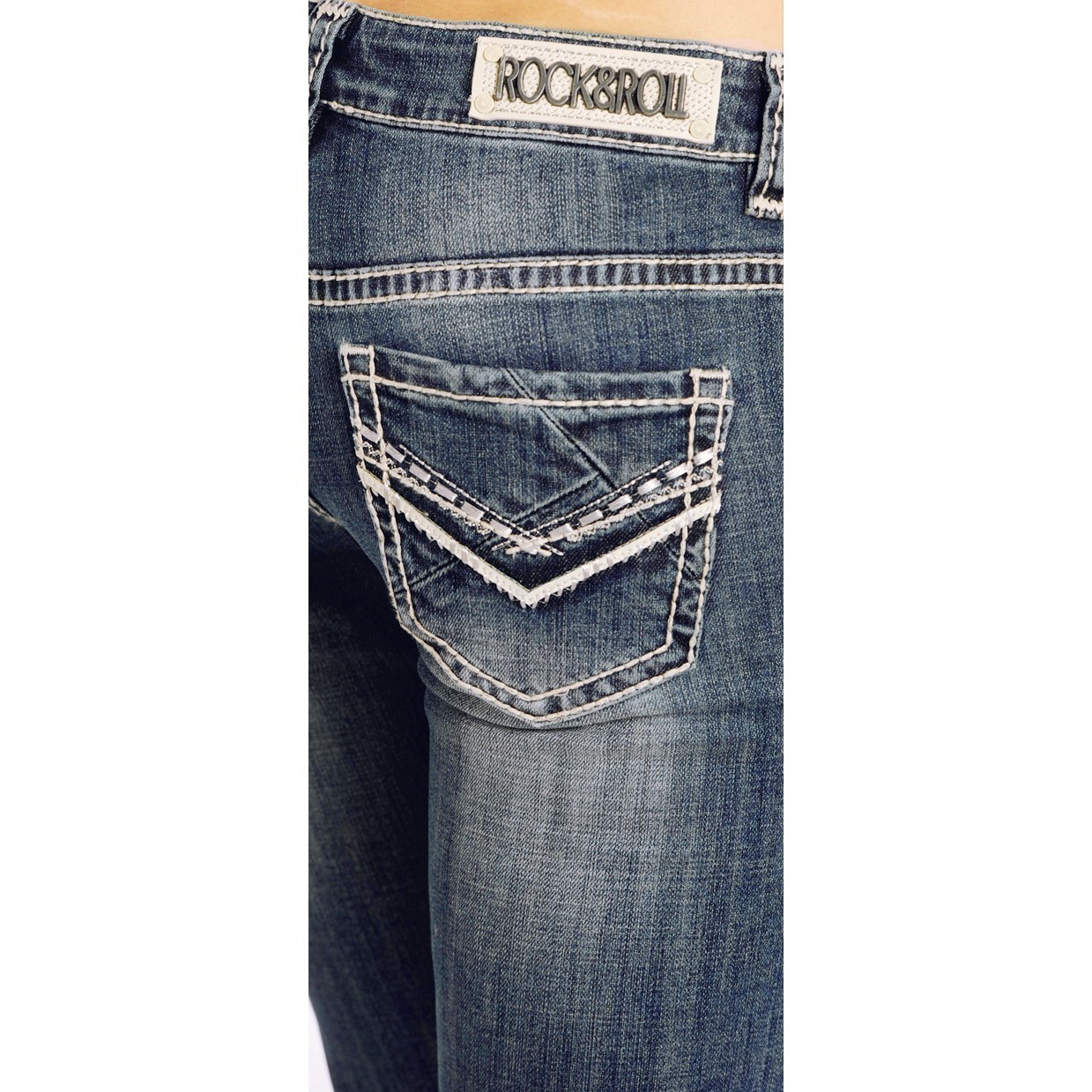 Rock & Roll Cowgirl Embroidered Riding Jeans - Bootcut (For Women)