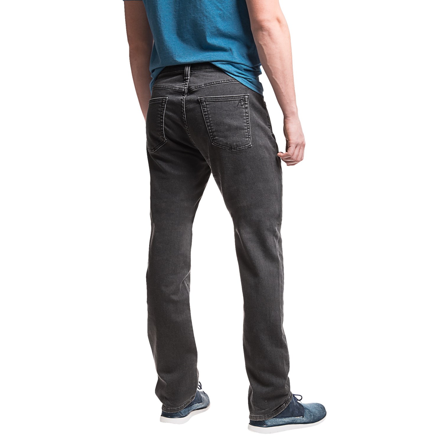 Agave Denim No. 12 Athletic Fit Straight-Leg Jeans - Terry Tech Gray (For Men)