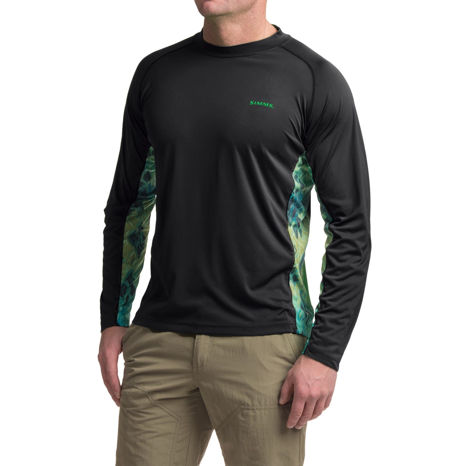 Simms Solarflex Crew Neck Artist Series Shirt - UPF 50+, Long Sleeve (For Men)