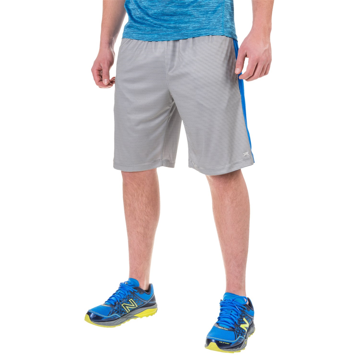 Layer 8 Printed Knit Training Shorts (For Men)