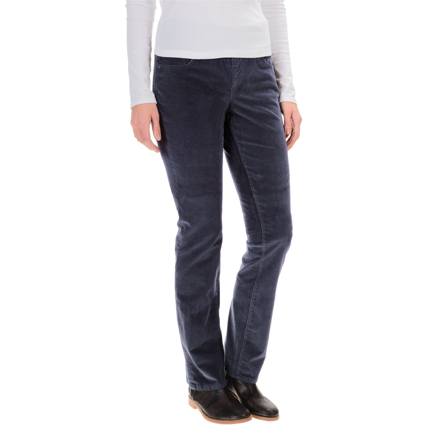 JAG Peri Corduroy Pants - High Rise, Straight Leg (For Women)