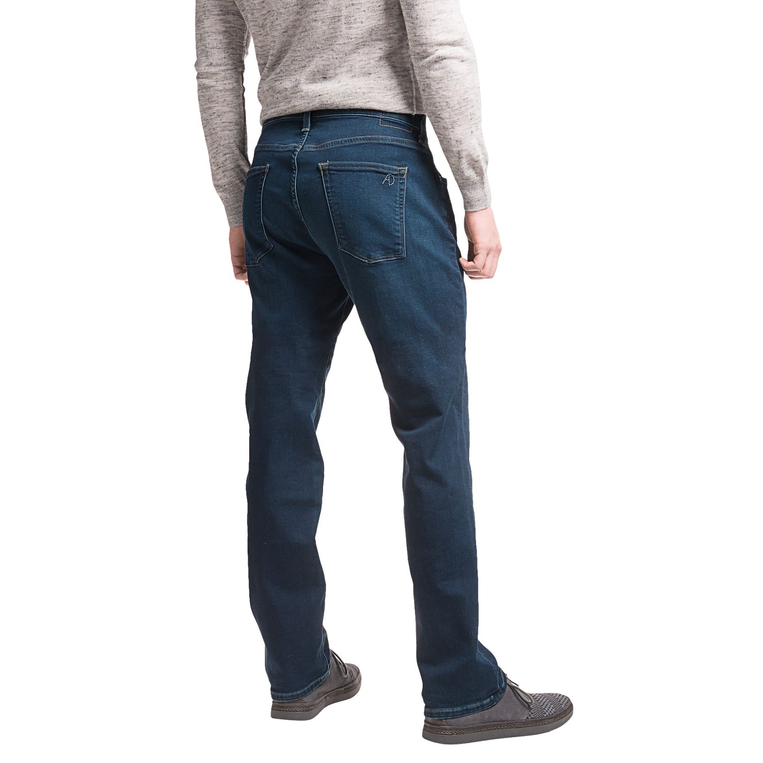 Agave Denim No. 12 Athletic Fit Straight-Leg Jeans - Terry Tech Indigo (For Men)