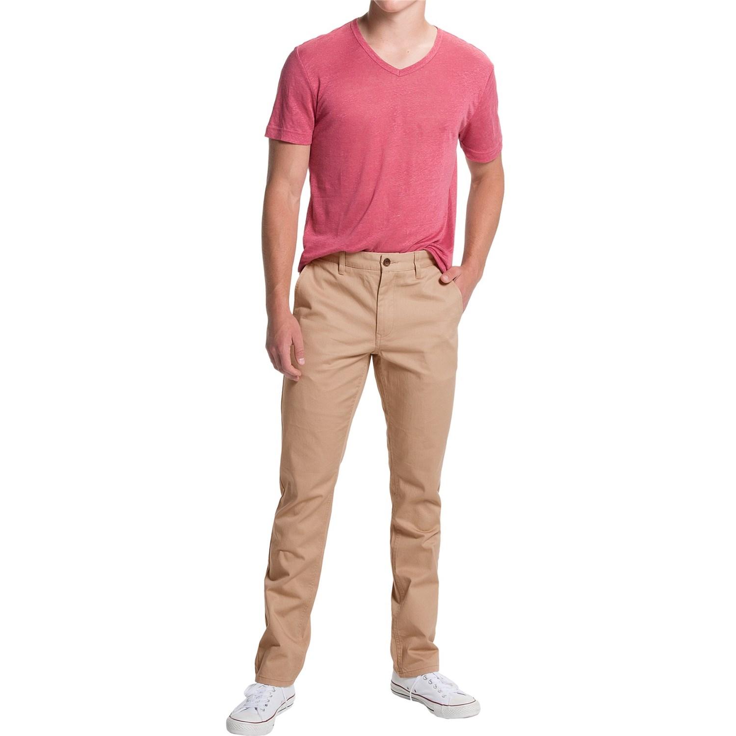 Slate & Stone Sam Slim Fit Chino Pants (For Men)