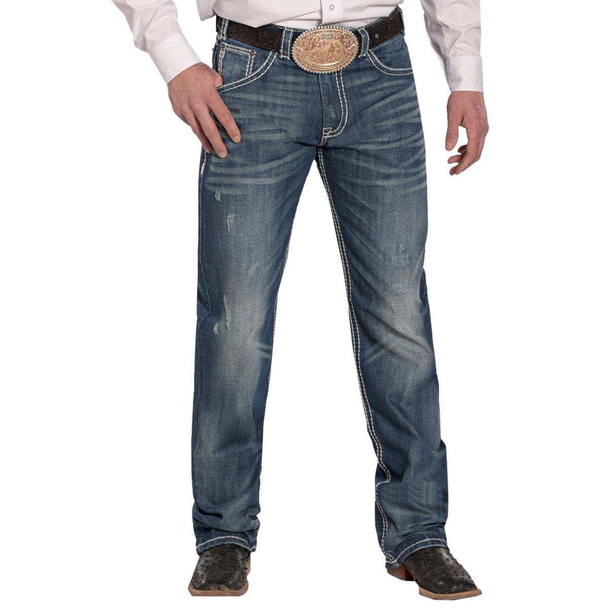 Rock & Roll Cowboy Tuf Cooper Jeans - Competition Fit, Straight Leg (For Men)