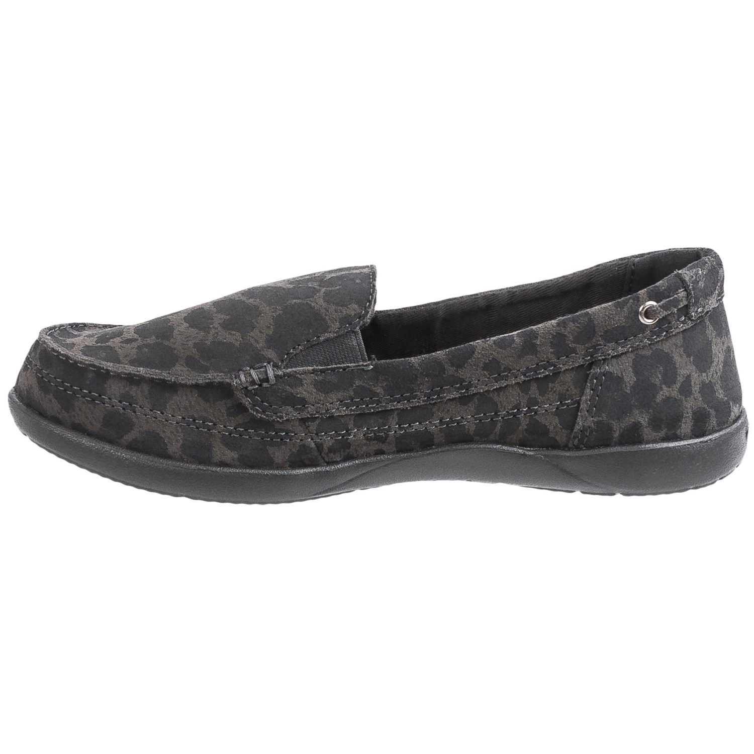 Crocs Walu Leopard-Print Shoes - Slip-Ons (For Women)