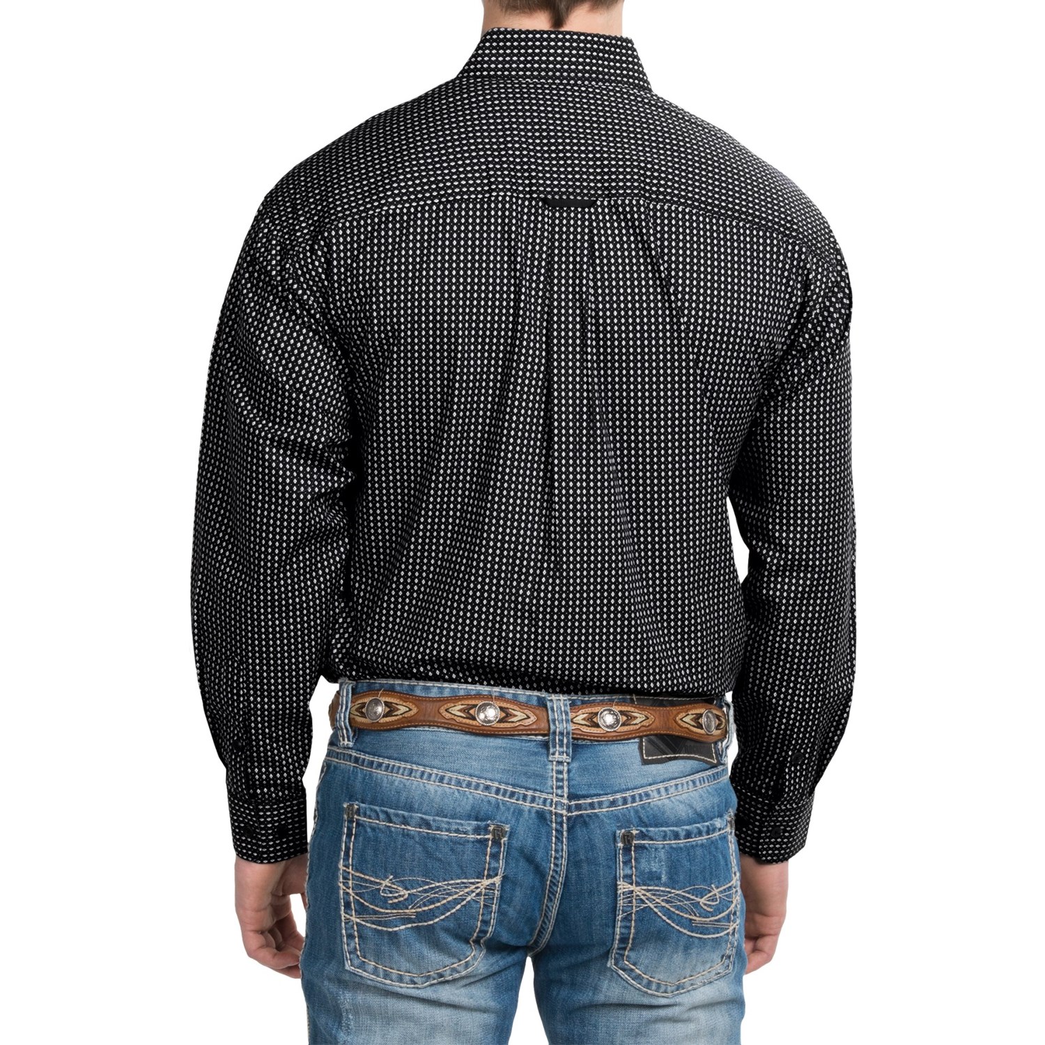 Panhandle Slim Tuf Cooper Competition Fit Poplin Shirt - Button Front, Long Sleeve (For Men)