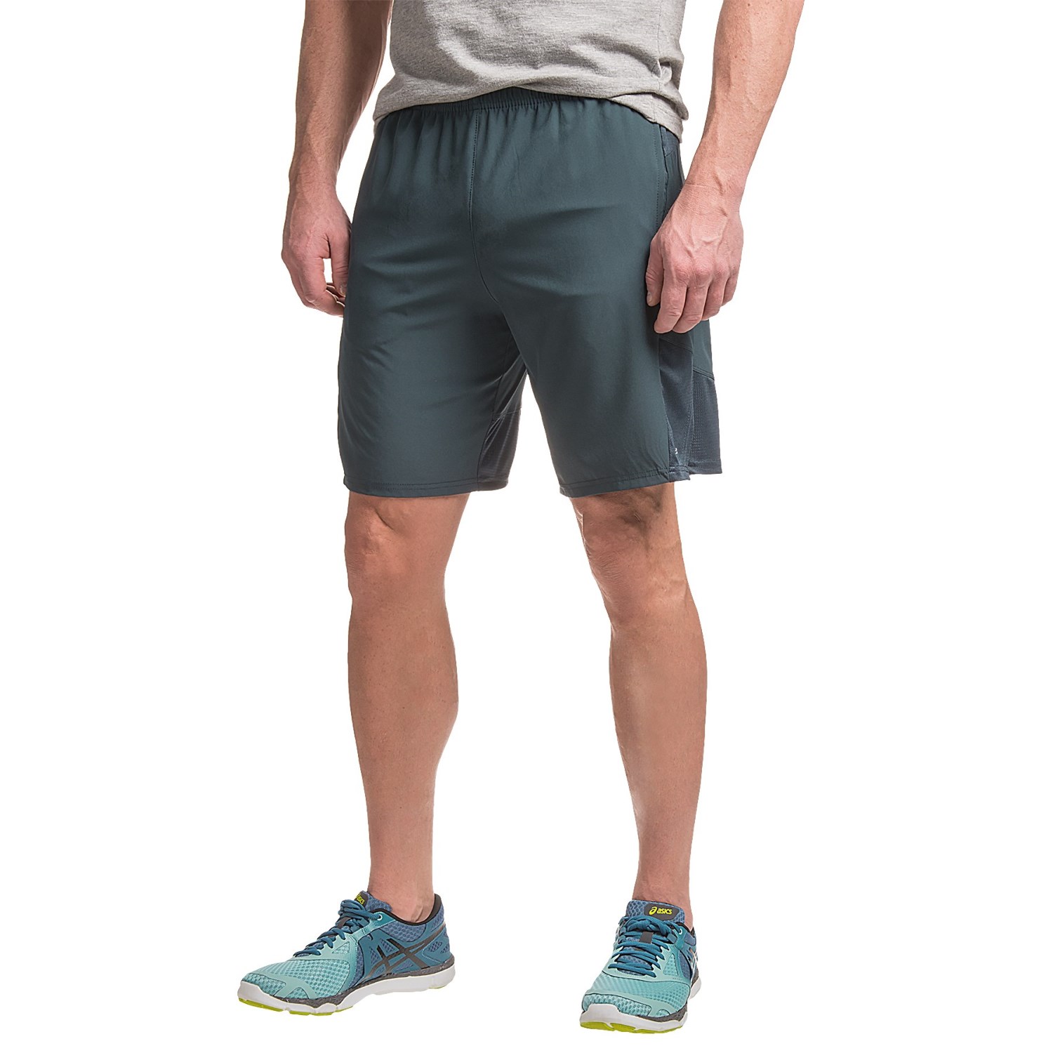 Hind Stretch-Woven Running Shorts - Built-In Briefs (For Men)