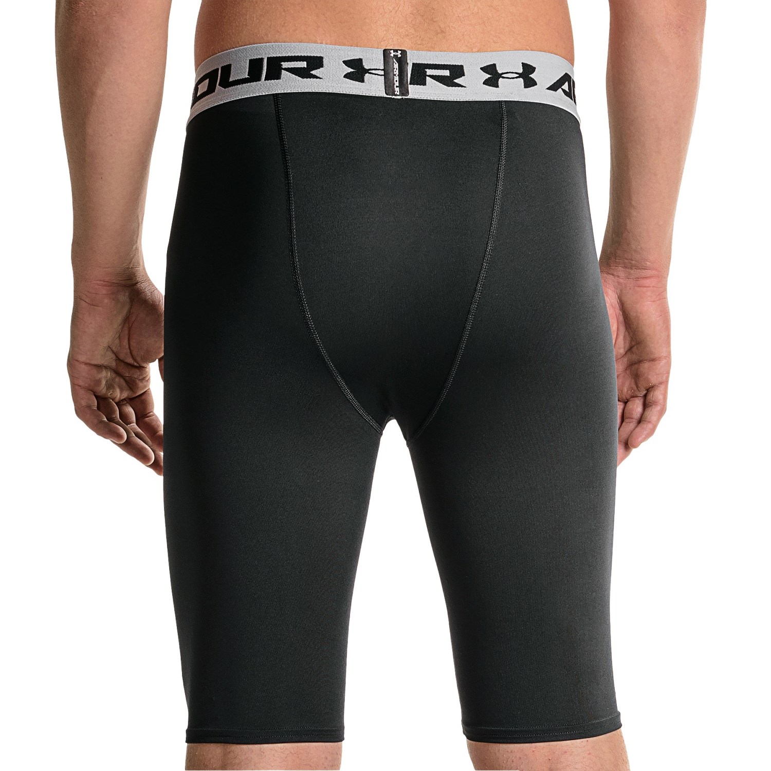 Under Armour HeatGear® Armour Compression Shorts - UPF 30+, 10” (For Men)