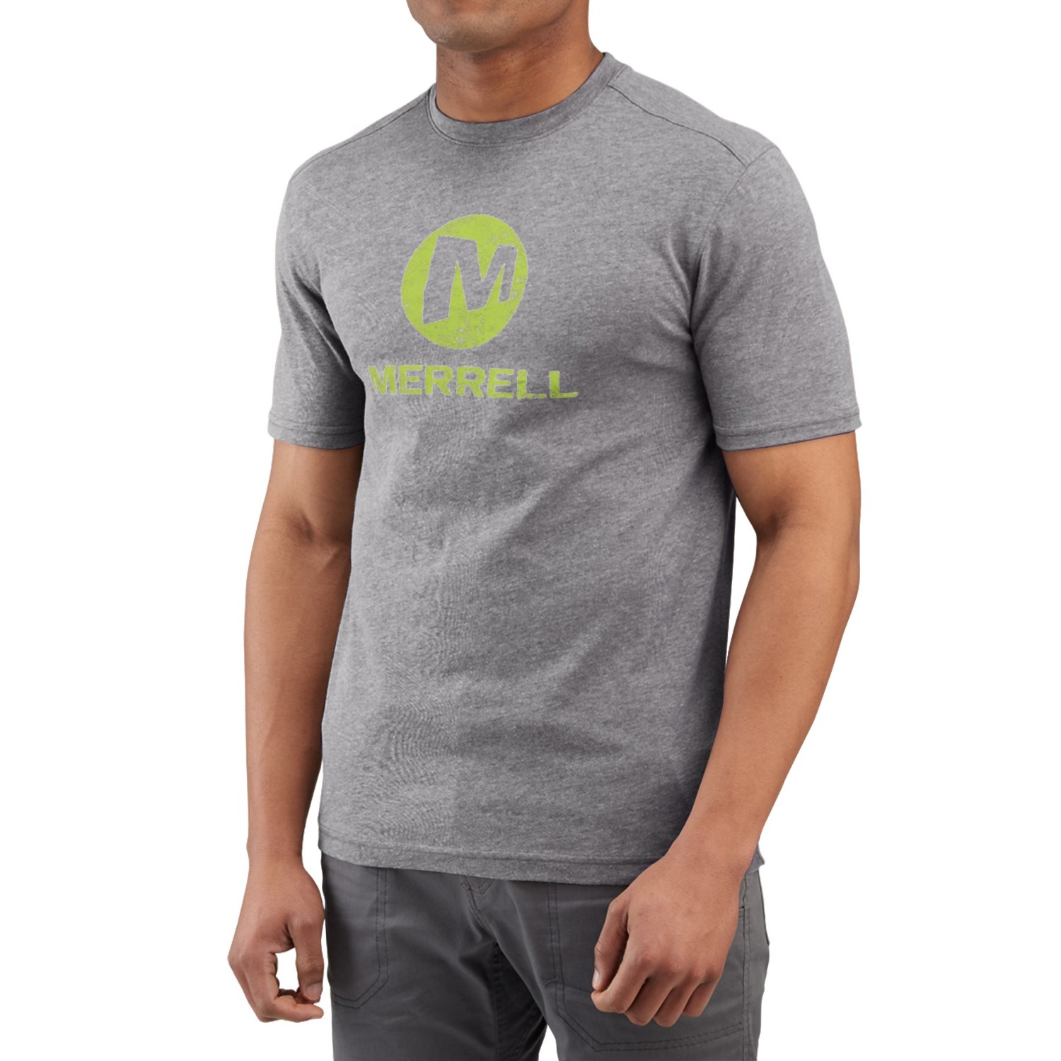 Merrell Vintage Stacked T-Shirt - Short Sleeve (For Men)