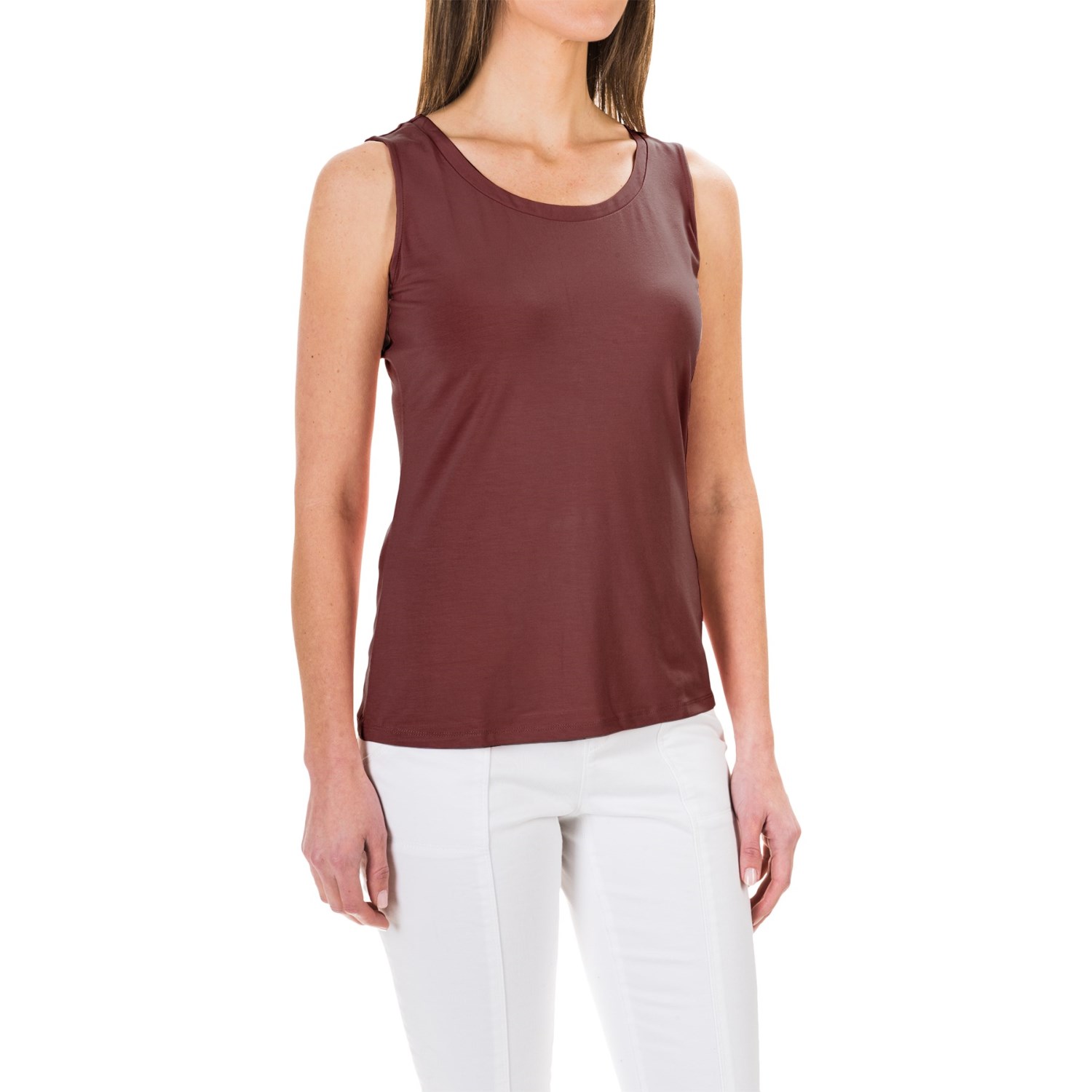 Stretch Knit Shirt - Sleeveless (For Women)